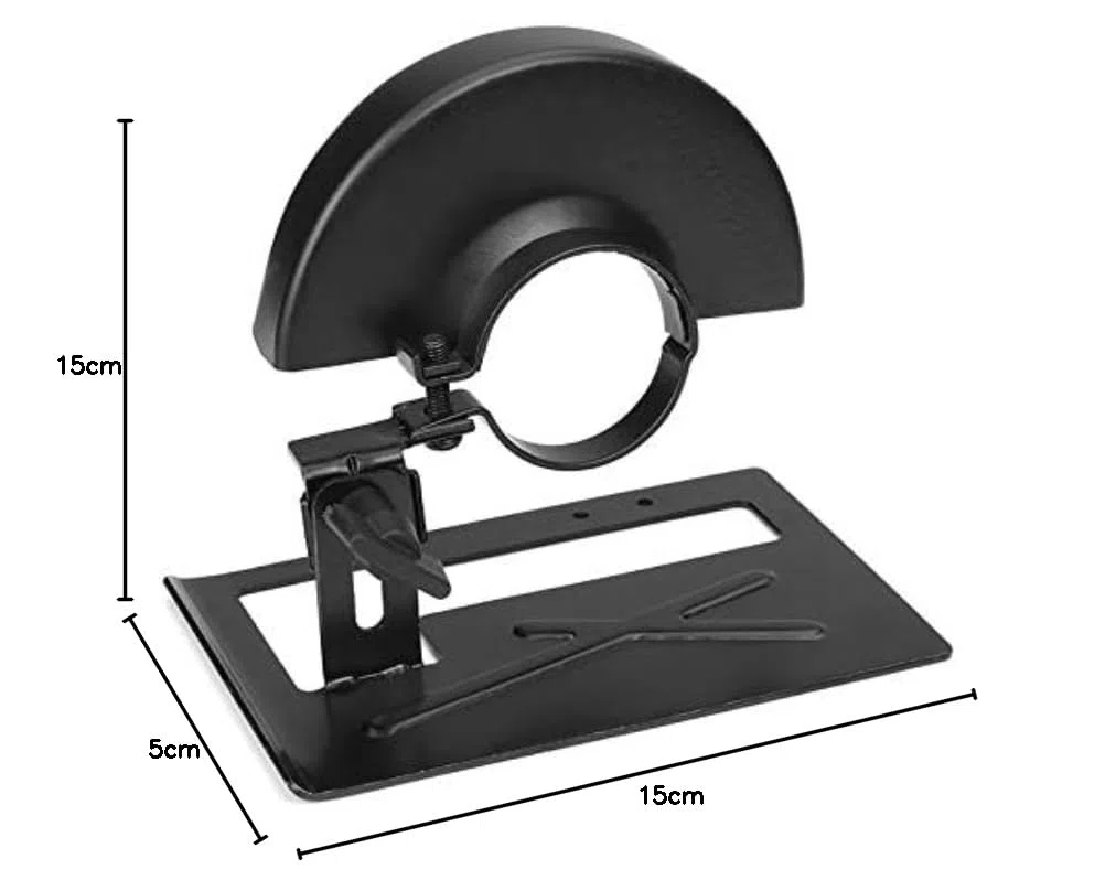 Support à tronçonner, protection anti-étincelles, dispositif de tension réglable, support professionnel pour meuleuse d'angle