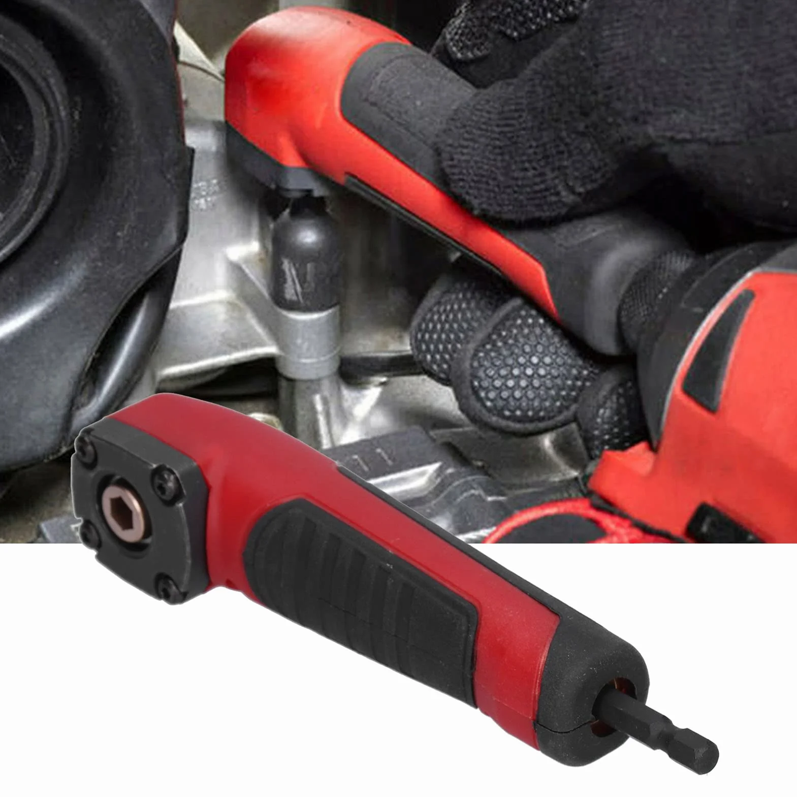 BigKing Perceuses à Angle Droit, Perceuses à Angle Droit Adaptateur, Adaptateur De Perceuse à Percussion Multifonctionnel à 90 Degrés, Pour Une Utilisation Dans Des Espaces Restreints