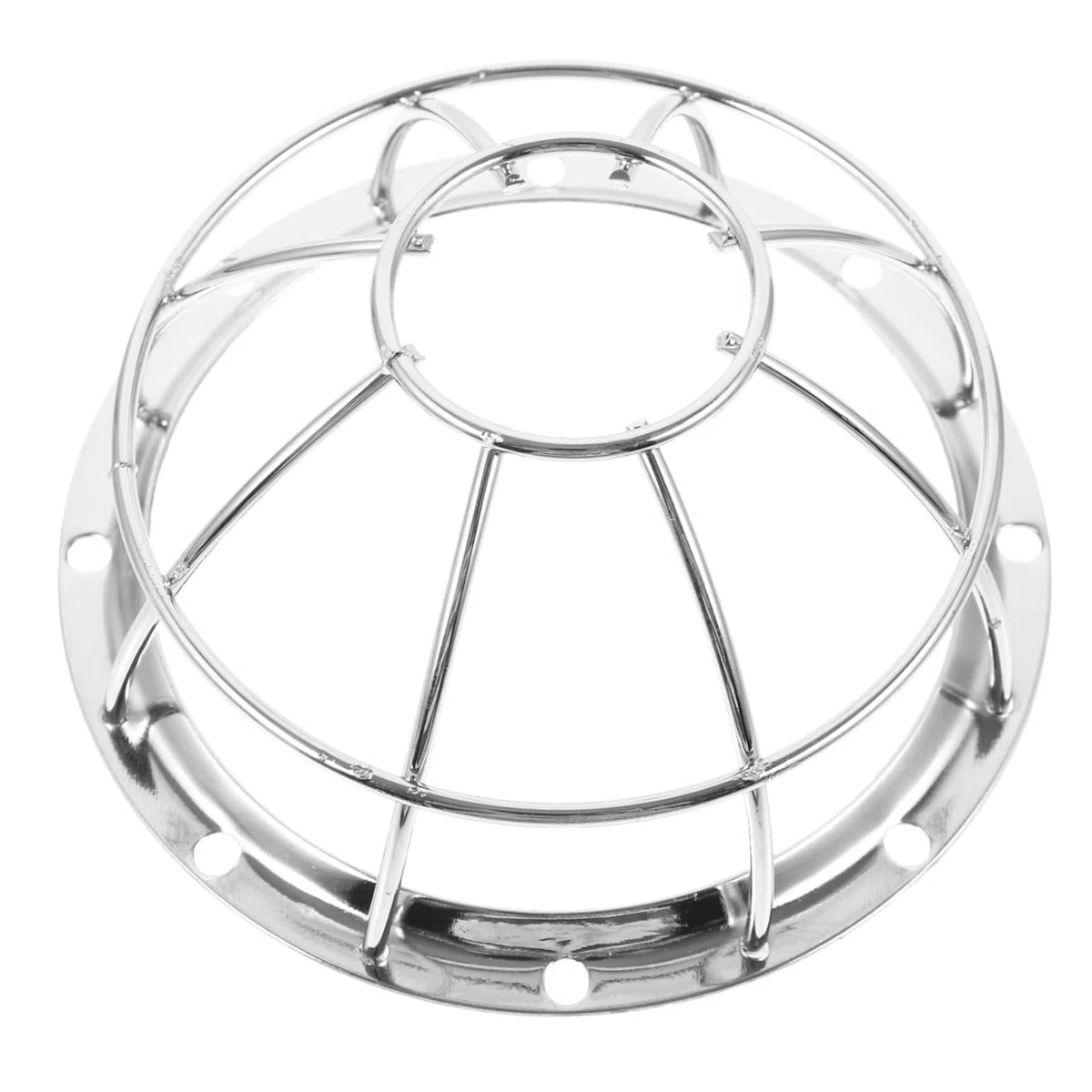 HOMSFOU 2pièces Garde De pour Détecteur De Fumée Acier Inoxydable Installation Rapide Anti-dommages Sécurise Système De Sprinkleur Incendie Compatible Normes De Sécurité