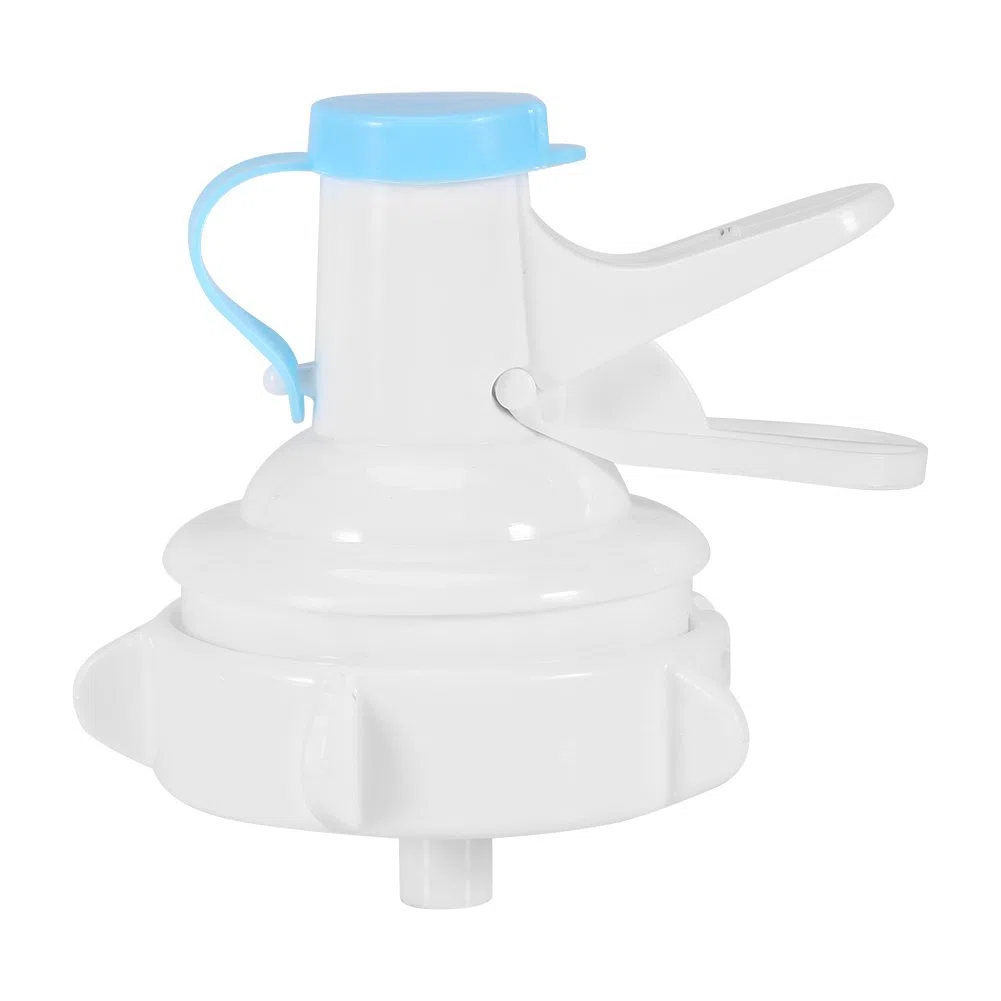 Distributeur de Bouteille D'eau 5 Gallons, Valve de Distributeur D'eau, Pompe à Bouteille Manuelle de 5 Gallons, Robinet en Plastique Réutilisable avec Bouchon Anti-poussière