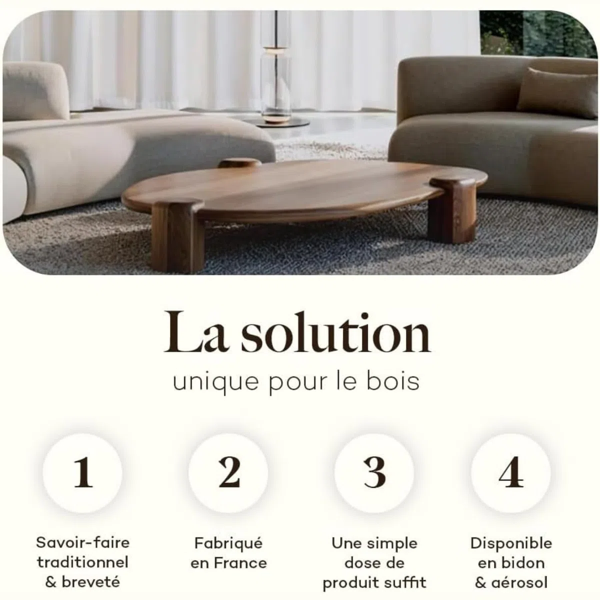 Raviveur Rénovateur Universel meubles et bois 400ML - Nettoyant Sol et bois verni ou ciré LIGHTNING (Flacon)