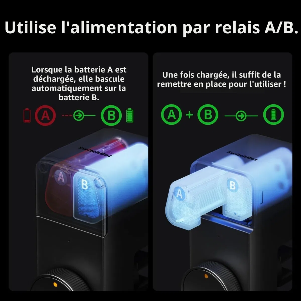 SwitchBot Lock Pro Lot de 2 accumulateurs