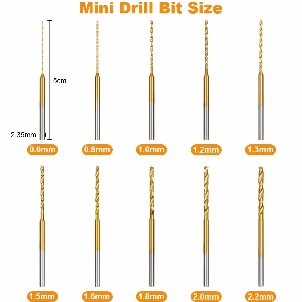 Ainiv Mini Perceuse Électrique Sans Fil à 3 Vitesses, Perceuse à Main Électrique à Chargement USB, avec 10 Petits Forets, pour Bijoux, Porte-Clés, Pendentif, Cuir, Bois, Résine, Plastique - Bleu