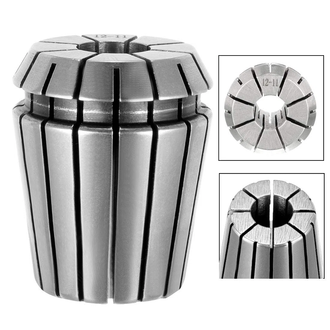 sourcing map Mandrin Ressort Serrage Pince Serrage Ressort Collet ER32 12mm Pour machine gravure CNC outil tour fraiseuse