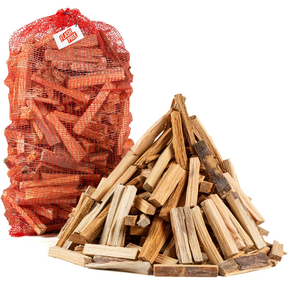 Bûchettes et Bois d'Allumage Écologiques, Bois Sec et Naturel pour Barbecue, Cheminée, Chaudière et Poêle 6 kg