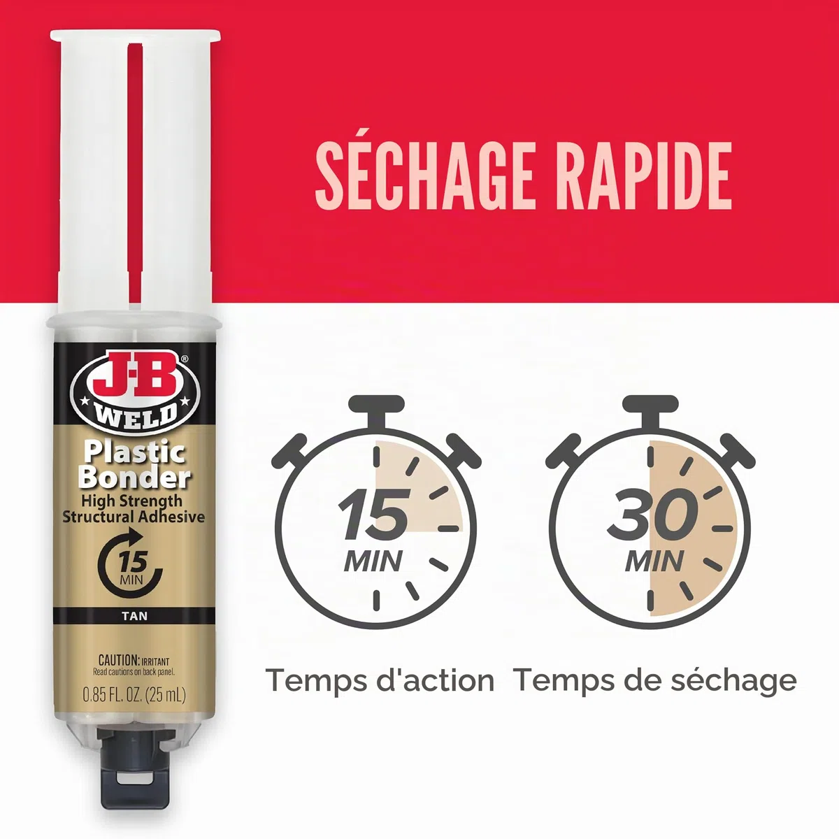 JB Weld TRA50133-TEX Seringue en Plastique