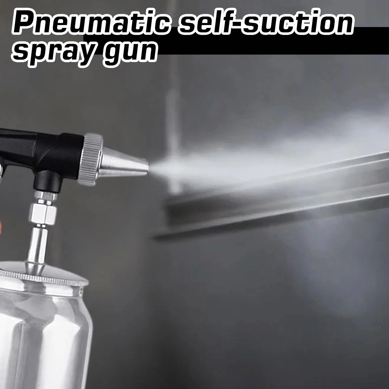 Capacité du pot en aluminium Pistolet de sablage : pression de travail 6,5-8 bar Souffleur de sablage avec réservoir de sable de 1 l, pistolet de sablage à air comprimé pour polir, dérouiller