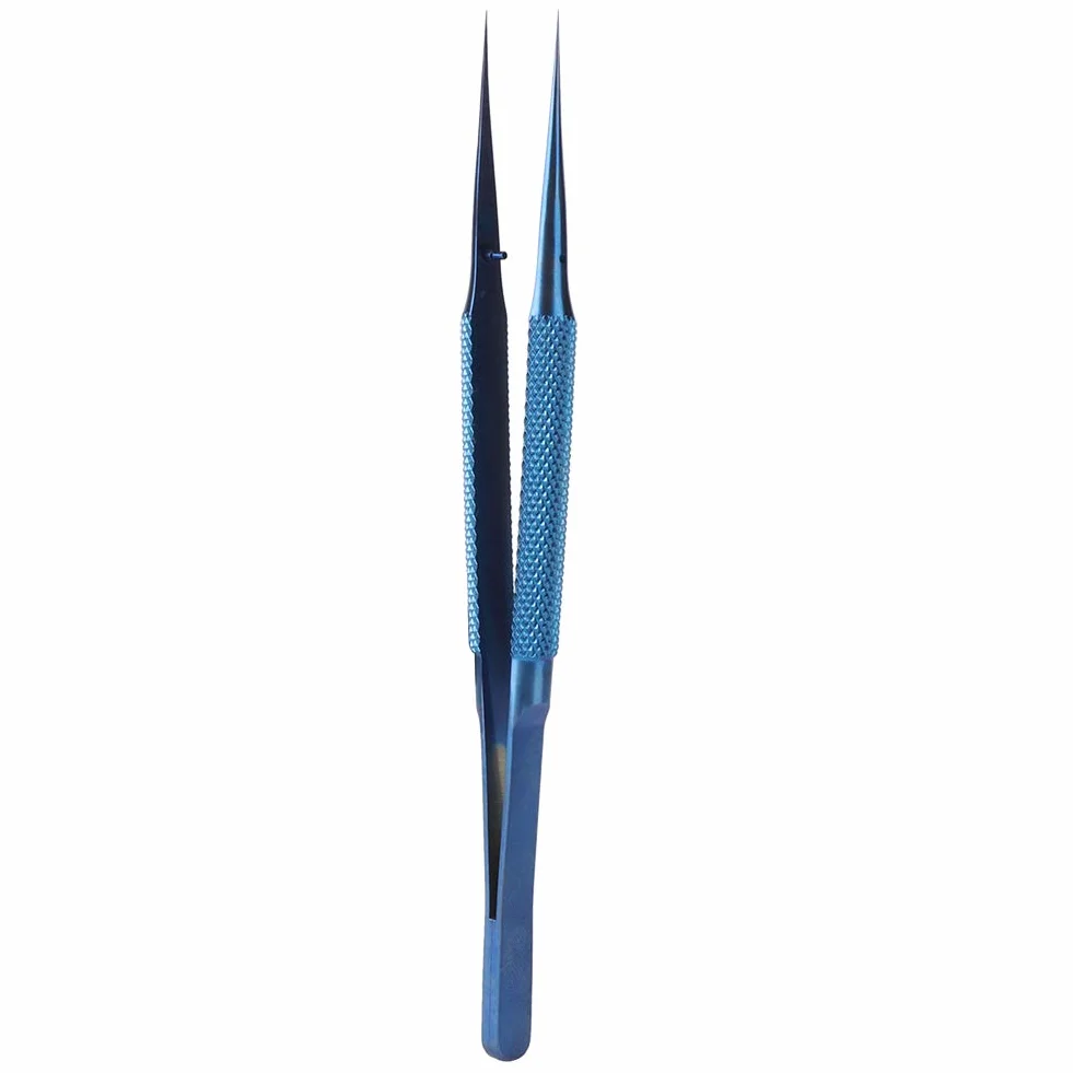 Fafeicy Pincettes de Précision en Alliage Ti, pour Réparation électronique, Soudage, Artisanat, Pointe Ultra Fine, Outil de Microscope Antistatique de 5,5 Pouces (Bout pointu :,4 X 4, X 2,6 cm /