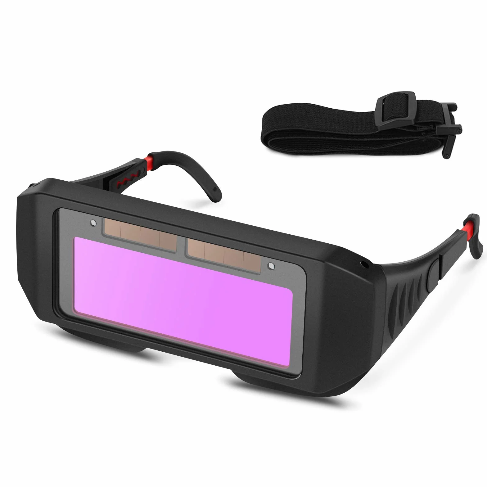 Lunettes de Soudure, Masque de Soudeur Automatique, Auto-assombrissantes Solaires Lentilles TIG MIG Lunettes Soudeur pour Protection des Yeux