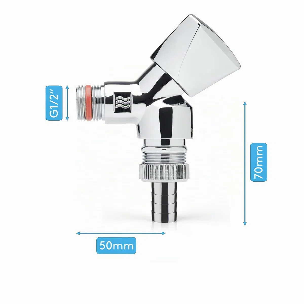 Bächlein Valve universelle auto-étanche pour machine avec clapet anti-retour, valve à siège incliné