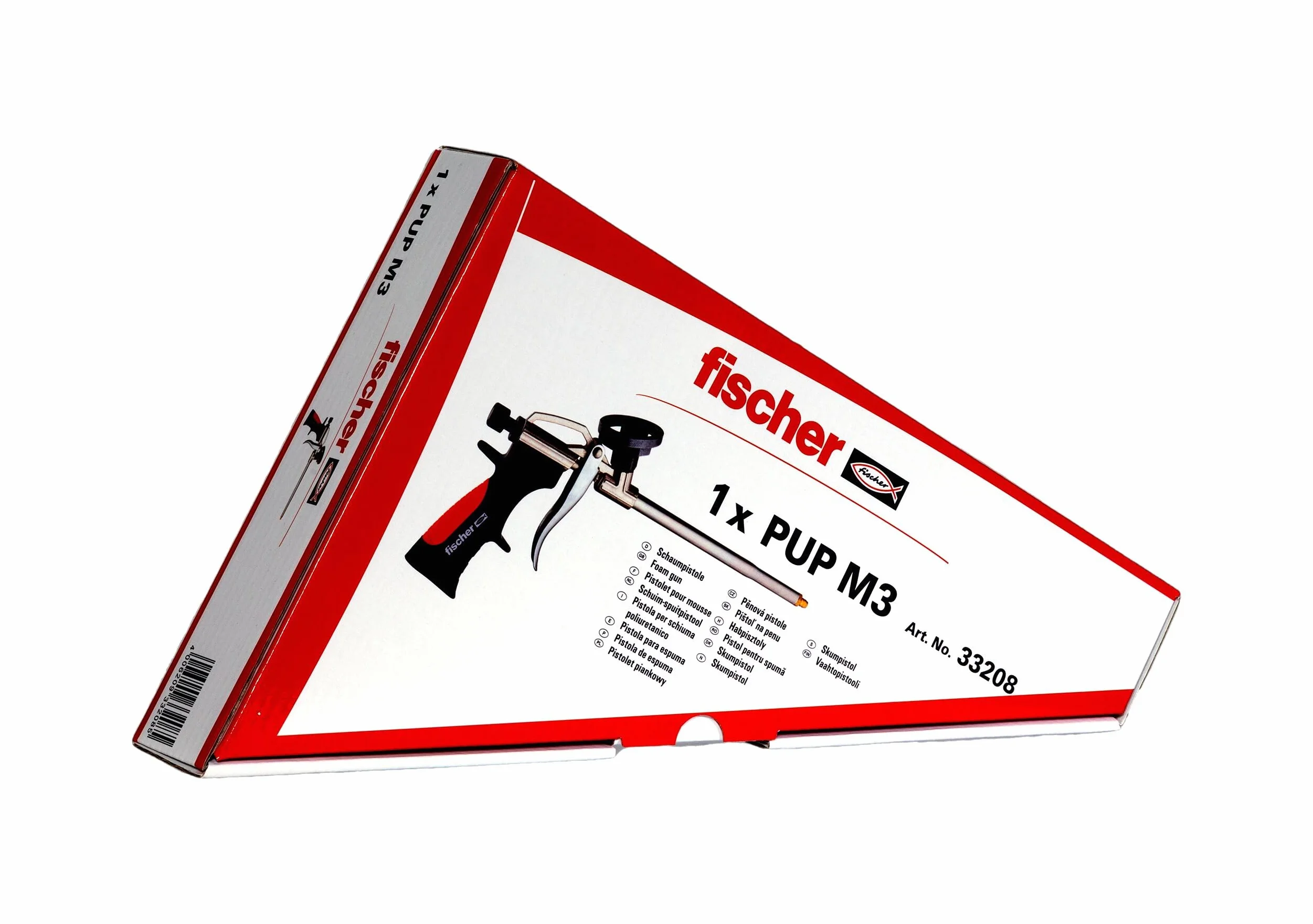 fischer - Pistolet pour mousse polyuréthane pistolable M3 gris 33208