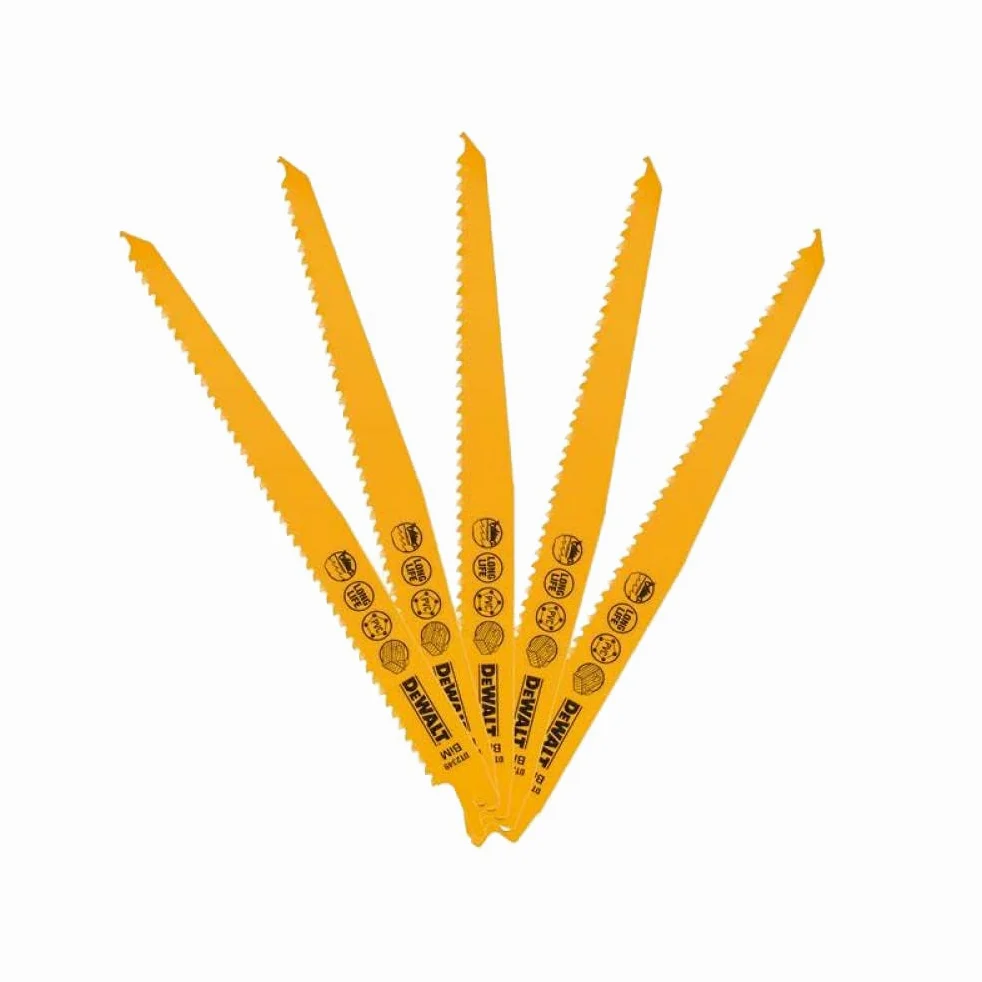 DEWALT DT2349QZ 228mm Lame de scie alternative Coupe rapide bois clouté et plastique (Import Grande Bretagne)