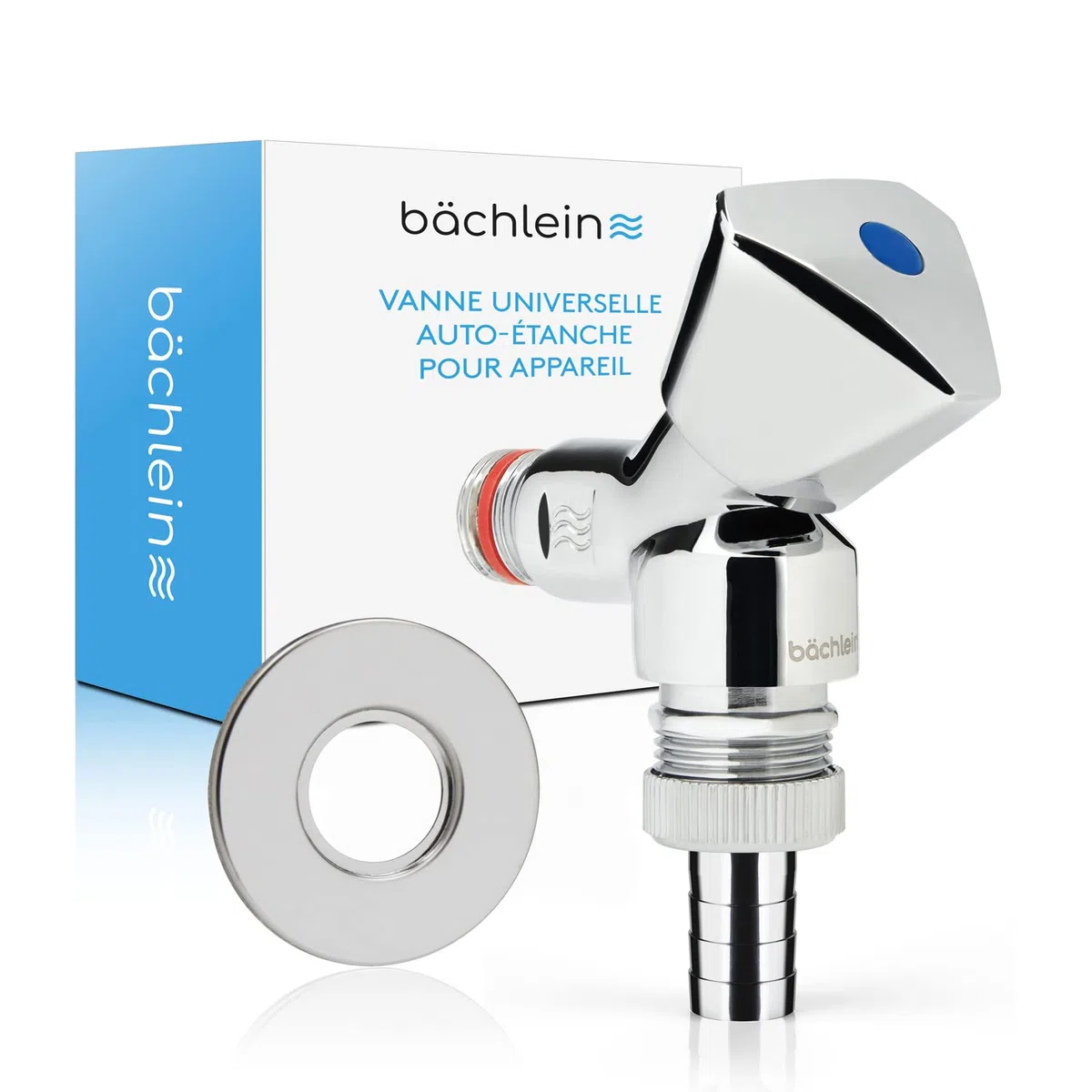 Bächlein Valve universelle auto-étanche pour machine avec clapet anti-retour, valve à siège incliné