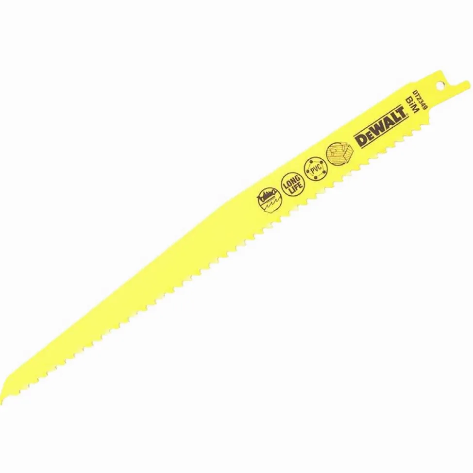 DEWALT DT2349QZ 228mm Lame de scie alternative Coupe rapide bois clouté et plastique (Import Grande Bretagne)