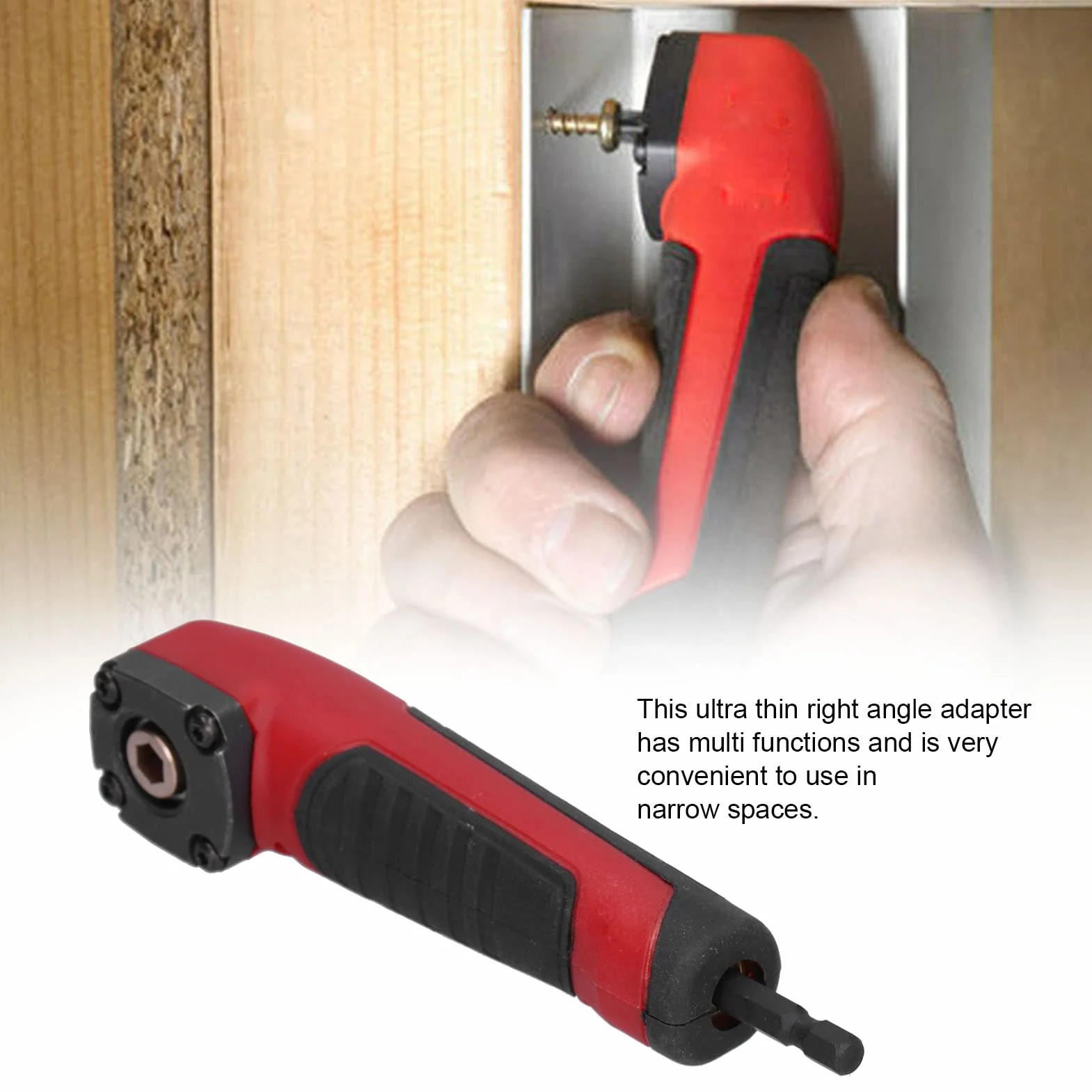 BigKing Perceuses à Angle Droit, Perceuses à Angle Droit Adaptateur, Adaptateur De Perceuse à Percussion Multifonctionnel à 90 Degrés, Pour Une Utilisation Dans Des Espaces Restreints