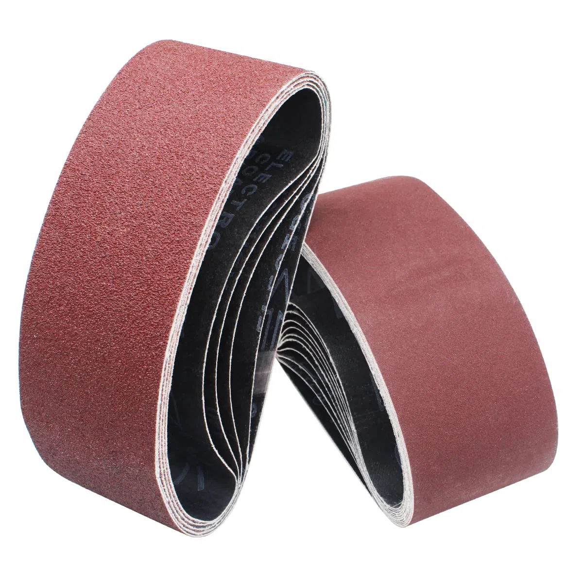 Senmai Tools 15 Pièces bandes abrasives 75 x 510 mm, (grain 40 80 120 150 240) Bandes abrasives professionnelles pour le bois, la peinture