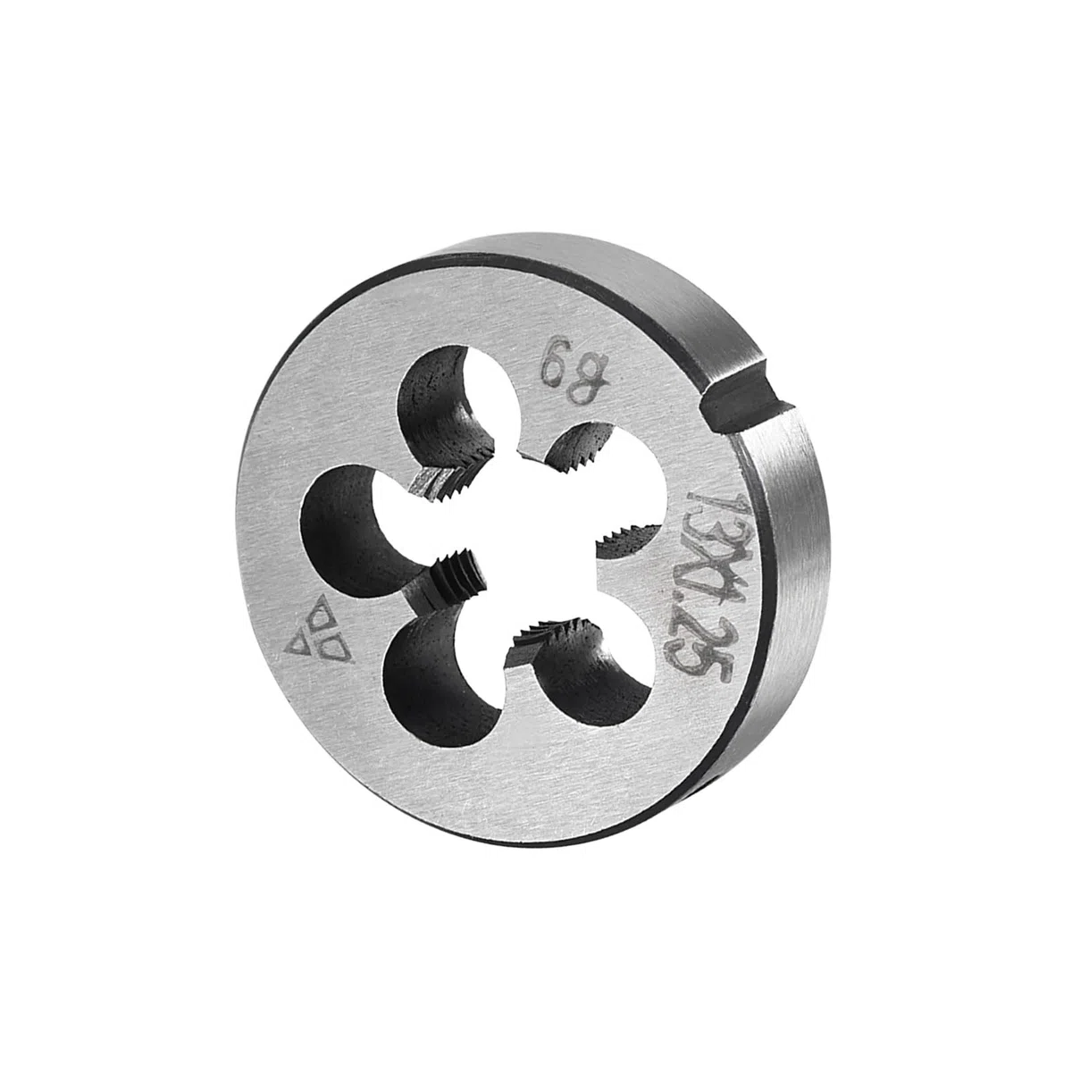 Matrice Ronde Réglable Métrique, M13 x 1.25, en Acier Allié pour Filetage à Droite - (Applications : pour traitements des Filetages Externes pour Métal et Plastique)