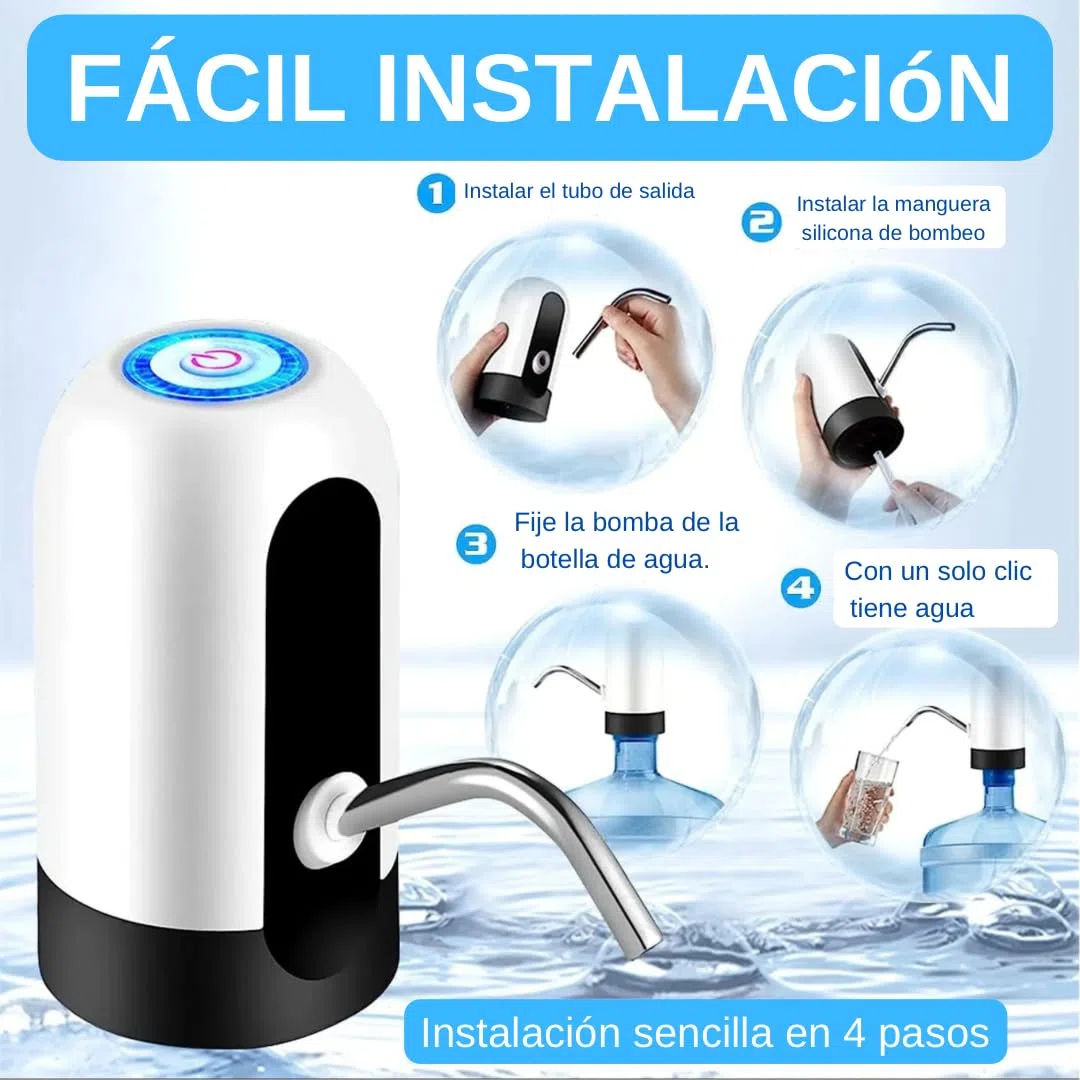 Distributeur d'eau pour carafes, robinet pour bidons d'eau sans BPA, distributeur d'eau bidon, distributeur d'eau 5 et 8 litres, distributeur d'eau 5 et 8 litres, distributeur d'eau Blanc