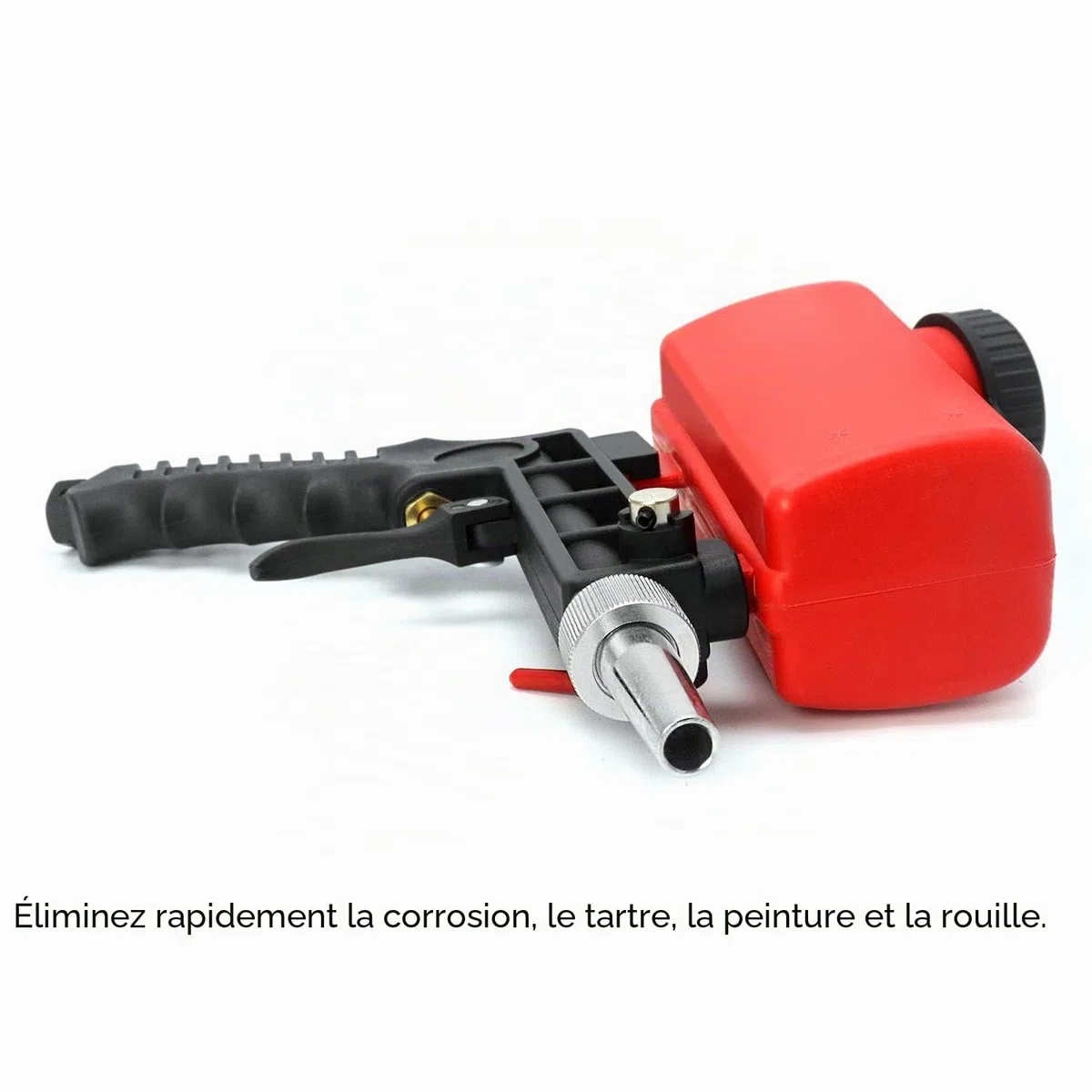 QWORK Pistolet de sablage, Sableuse pneumatique, pour sablage
