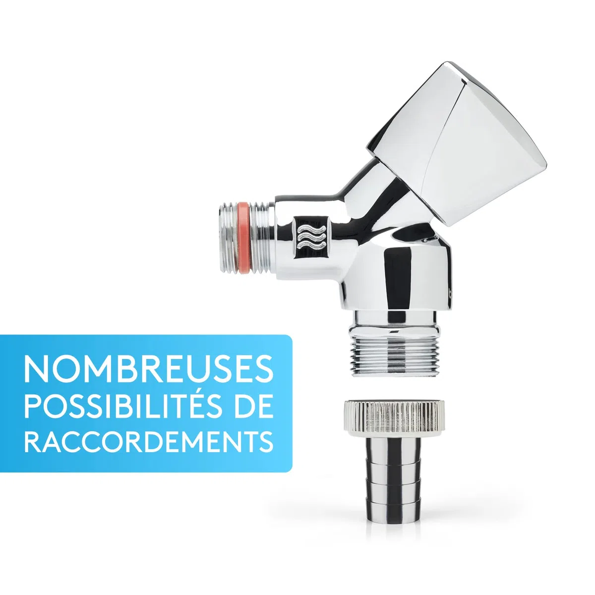 Bächlein Valve universelle auto-étanche pour machine avec clapet anti-retour, valve à siège incliné