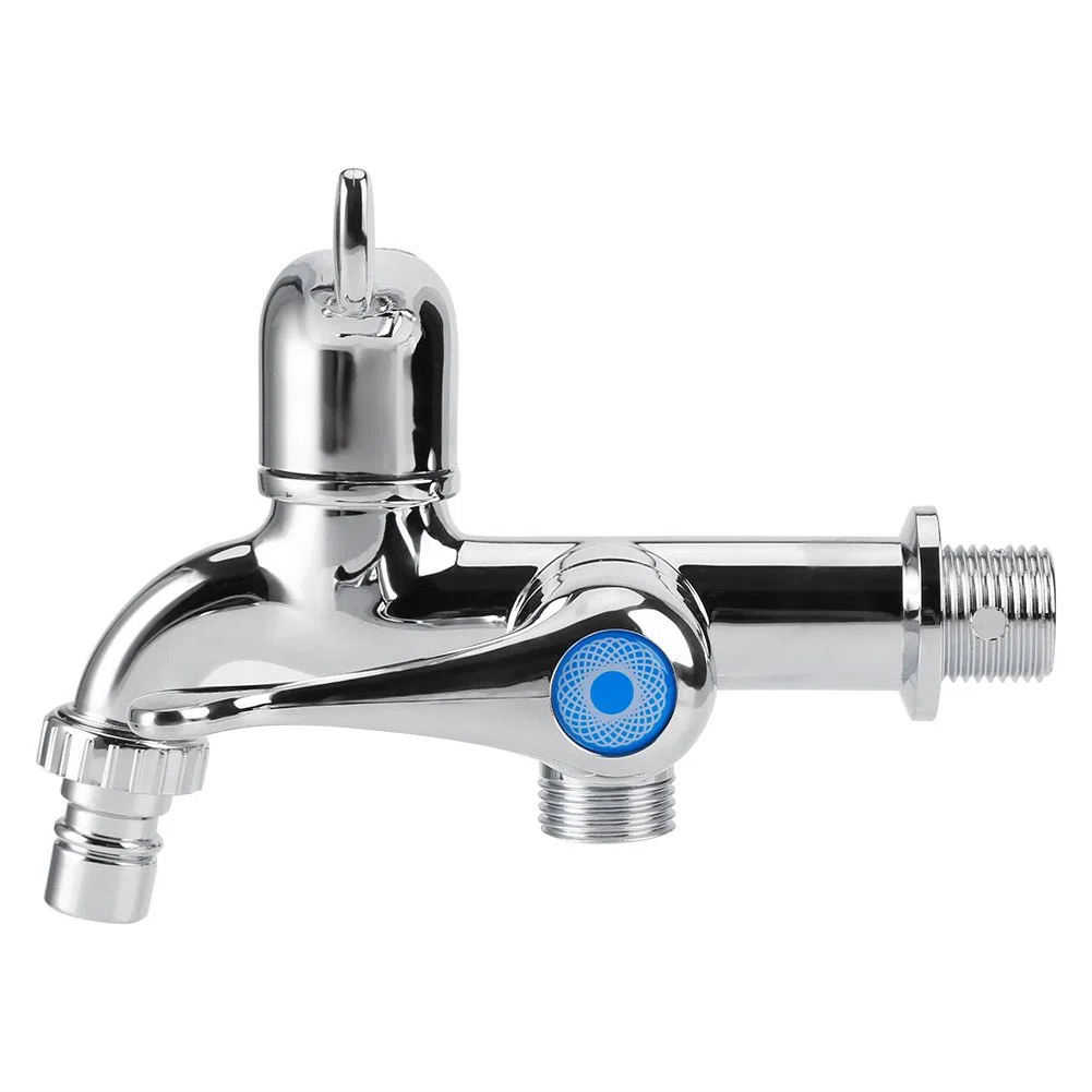 Robinet Mitigeur Robinet Mitigeur Robinet Mitigeur Double Douche pour Lave-linge Cuisine Évier Jardin(Poignée de queue G 1/2)