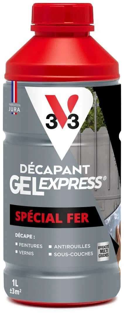 V33 Décapant Gel Express® Spécial Fer 1L