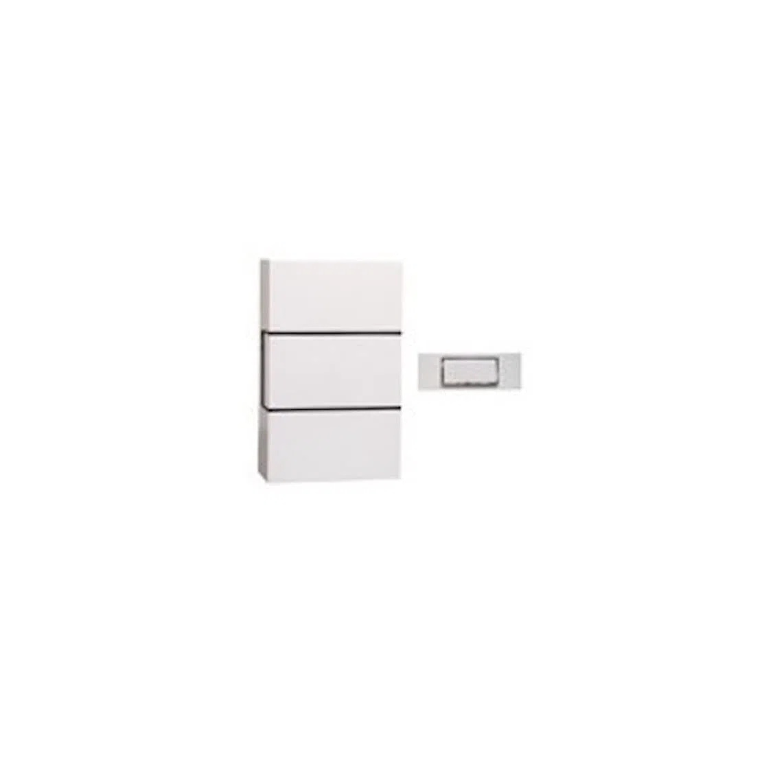 CHACON Carillon filaire avec bouton-poussoir - Blanc 84198