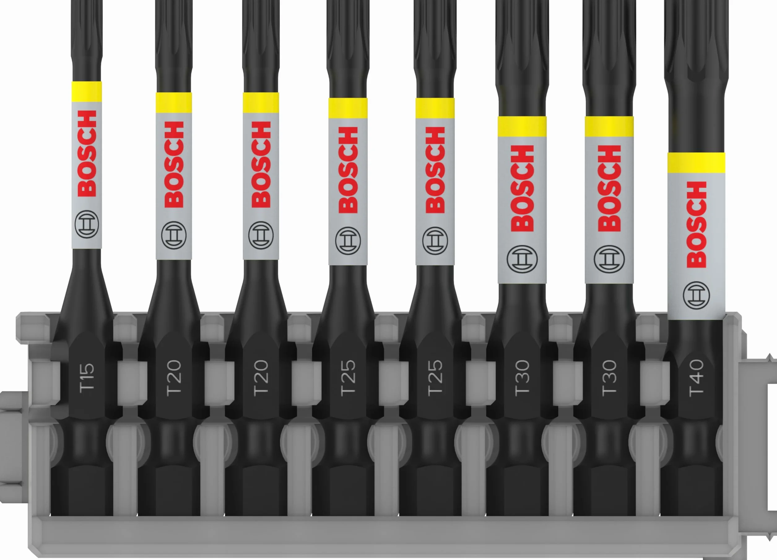Bosch 8x Embout PRO Torx Impact (170 x 120 mm, Professional Accessoire Visseuse, Visseuse)