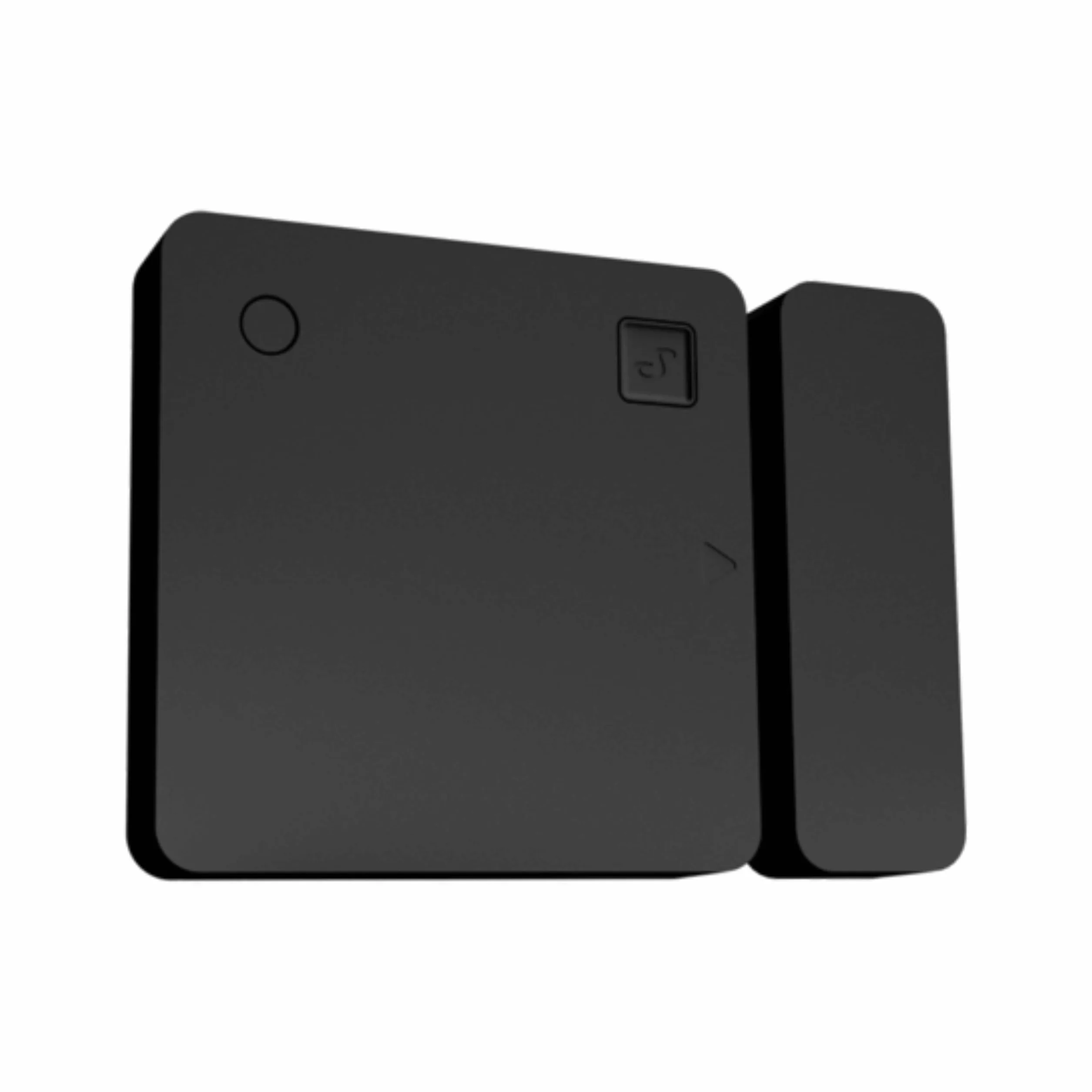 Shelly Blu Door/Window Noir - Détecteur d’Ouverture Porte/fenêtre Bluetooth, Alarme Sécurité Maison, Capteur lumière et Angle d'inclinaison, Pile 2 Ans, Cryptage