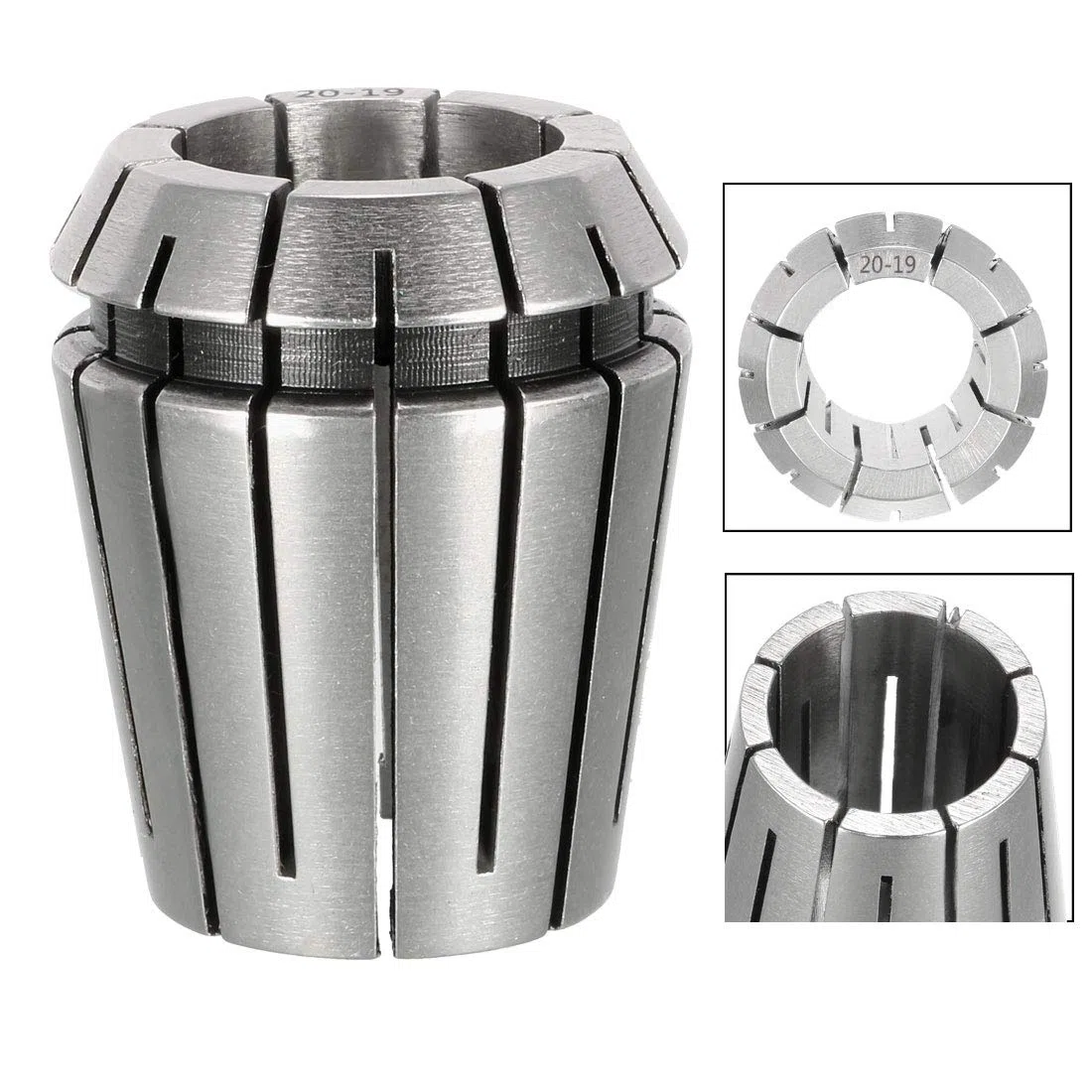 sourcing map Mandrin Ressort Serrage Pince Serrage Ressort Collet ER32 20mm Pour machine gravure CNC outil tour fraiseuse