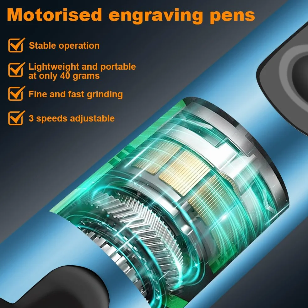 Ainiv Mini Perceuse Électrique Sans Fil à 3 Vitesses, Perceuse à Main Électrique à Chargement USB, avec 10 Petits Forets, pour Bijoux, Porte-Clés, Pendentif, Cuir, Bois, Résine, Plastique - Bleu