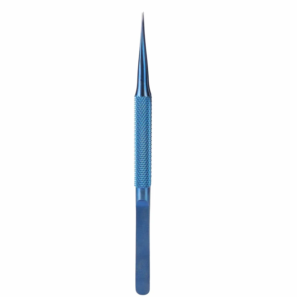 Fafeicy Pincettes de Précision en Alliage Ti, pour Réparation électronique, Soudage, Artisanat, Pointe Ultra Fine, Outil de Microscope Antistatique de 5,5 Pouces (Bout pointu :,4 X 4, X 2,6 cm /