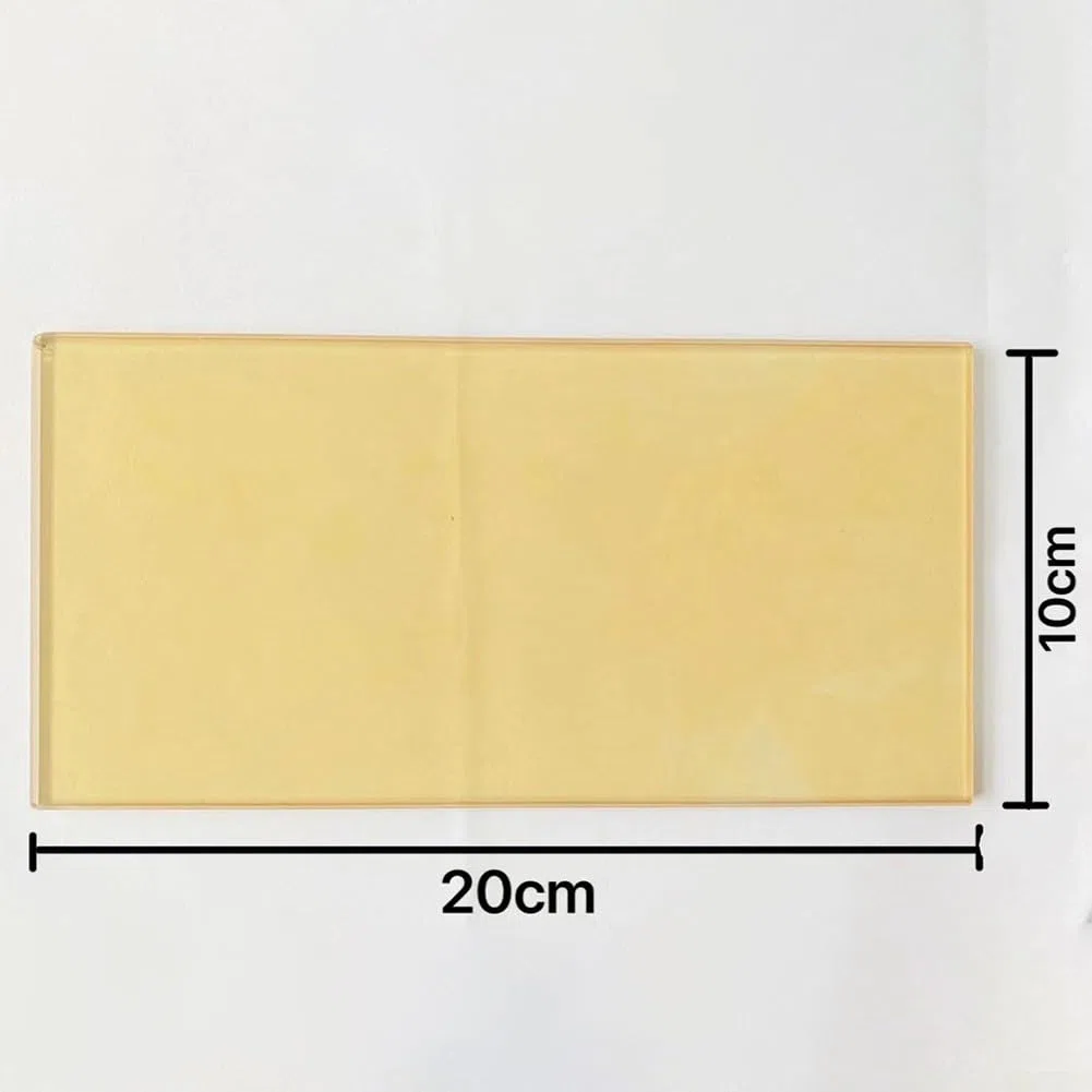 Verre de rechange pour porte de poêle à bois, en verre résistant aux hautes températures, 11,5 x 6,7 cm et 20 x 10 cm, pour cuisinières de camping et de plein air (20 x 10)