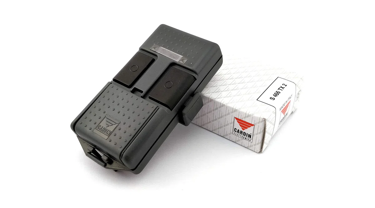 Telecommande Cardin fréquence 27.195 Mhz 2 canaux S466-TX2