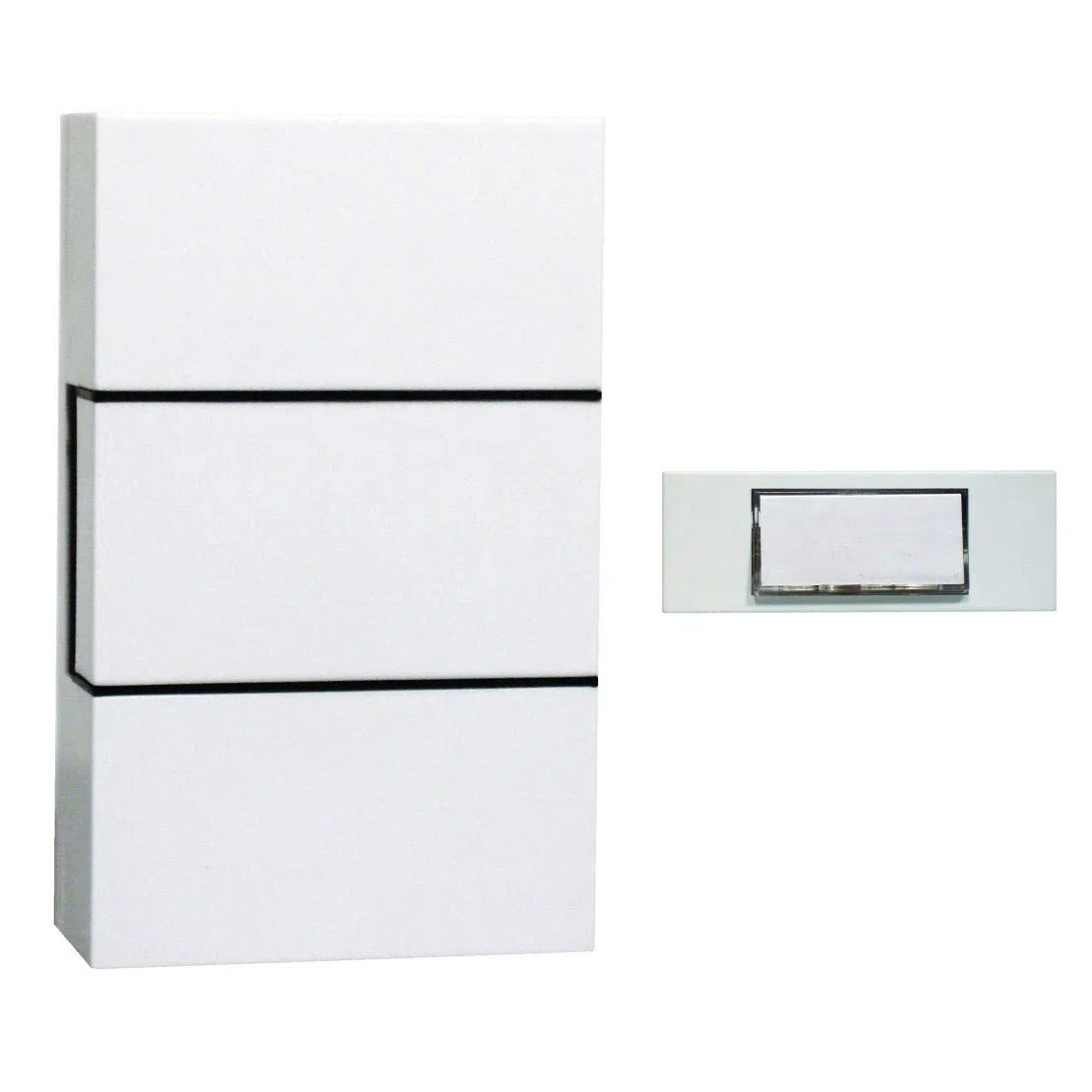CHACON Carillon filaire avec bouton-poussoir - Blanc 84198