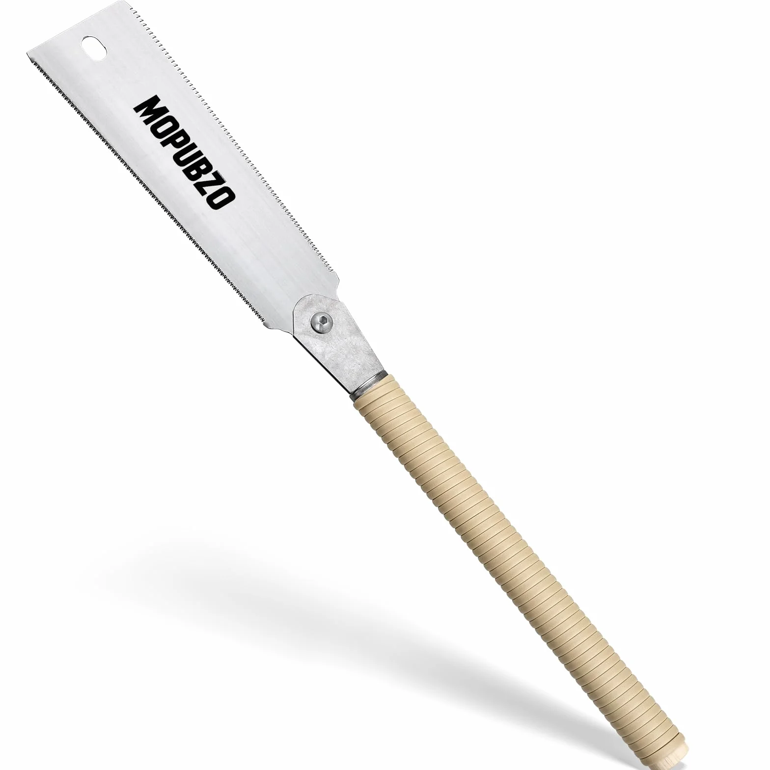 60cm Scie japonaise menuisier Ryoba double-tranchant 6-10/17 TPI, scie japonaise pour bois avec manche en rotin traditionnel, coupe longitudinale et transversale précises for Trimming Pruning Tool