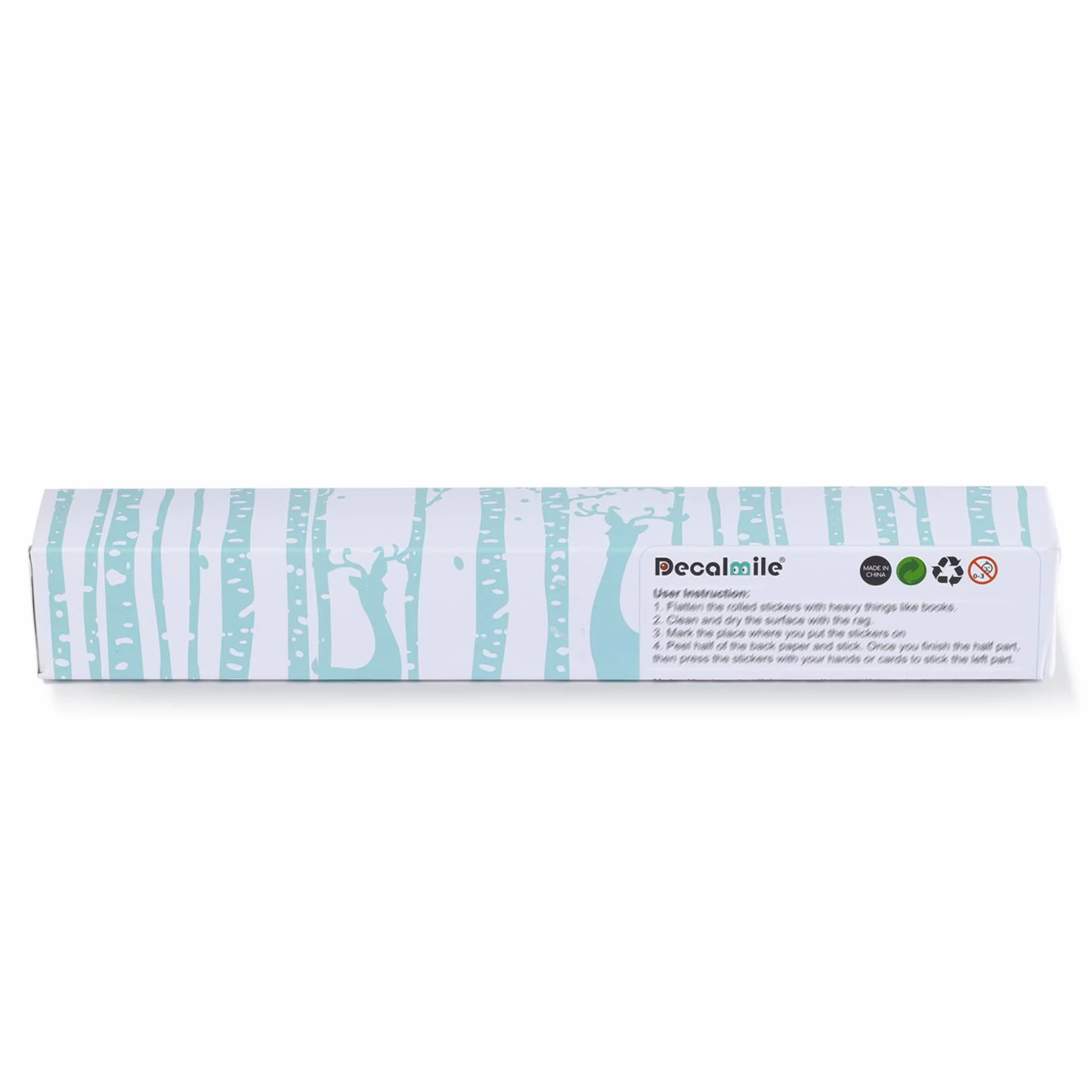 decalmile Stickers Muraux Fleurs Bleues Grand Autocollant Mural Fleurs Bleu Coquelicot Plante Décoration Murale Salon Chambre Salle de Bain