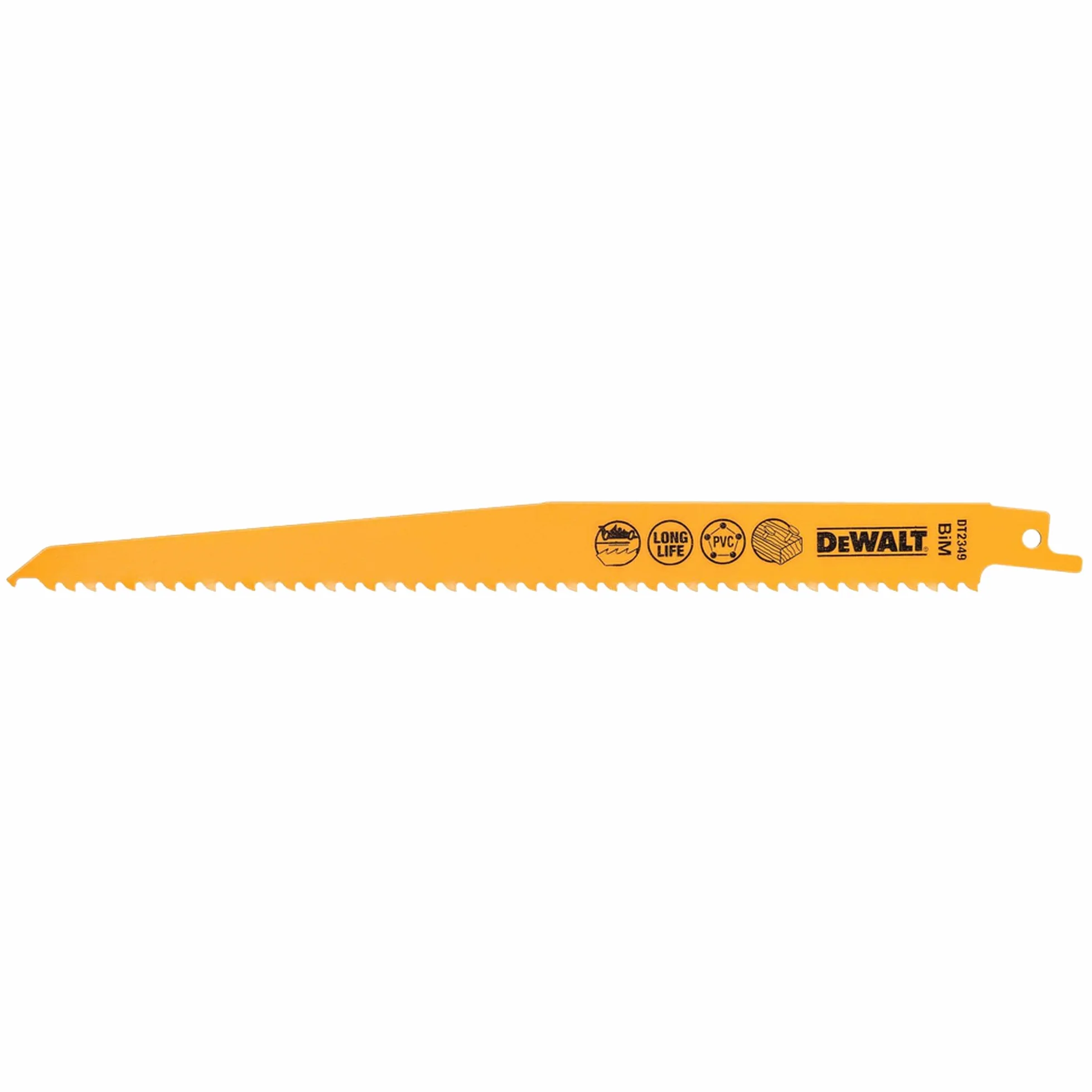 DEWALT DT2349QZ 228mm Lame de scie alternative Coupe rapide bois clouté et plastique (Import Grande Bretagne)