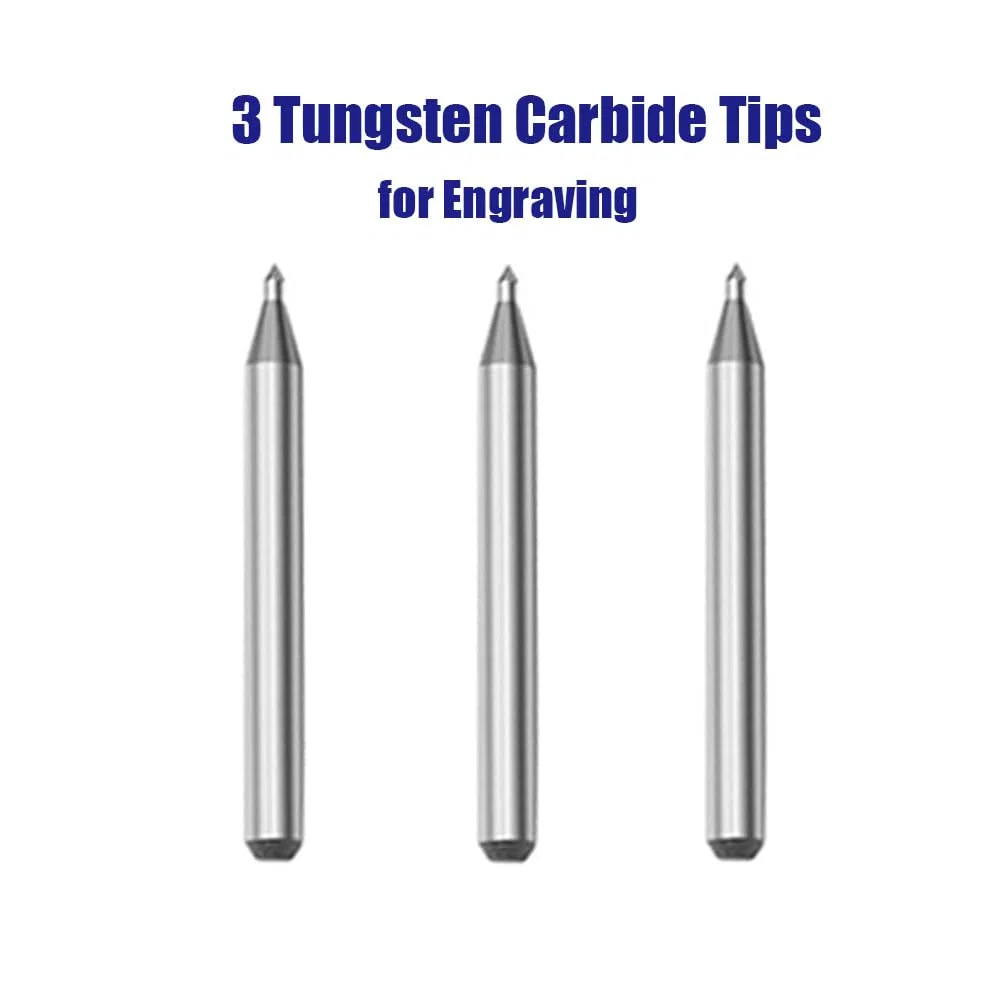 Stylo Graveur Électrique à Cordon Outil de Gravure Bricolage avec |Pochoir et Pointe en Carbure de Tungstène | pour Graver Métal Verre Cuir Bois Plastique