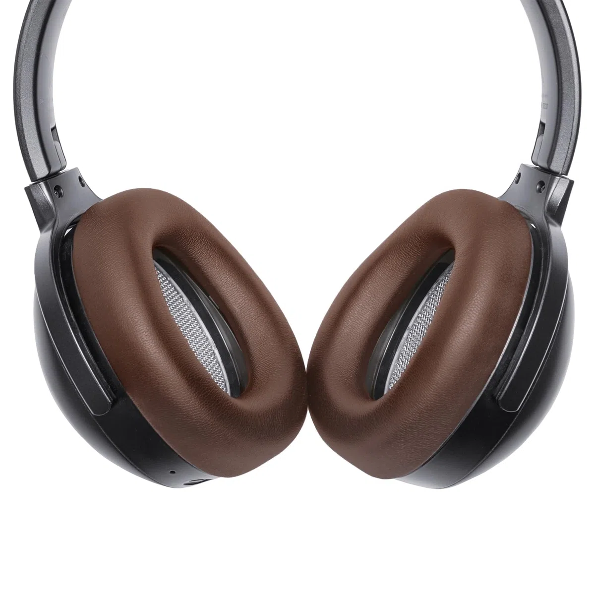 Kit de coussinets de rechange à clipser pour casque Beyerdynamic Lagoon ANC, cuir protéiné et mousse à mémoire de forme à rebond lent pour un confort haut de gamme (marron)