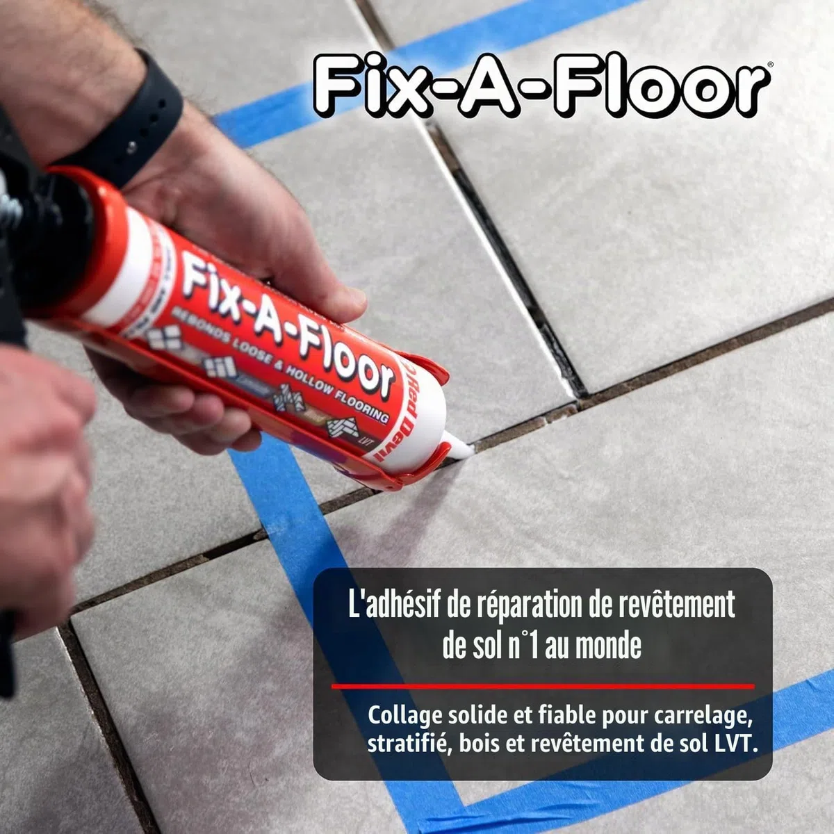 Fix-A-Floor Colle à carrelage extra forte en tube 300 ml