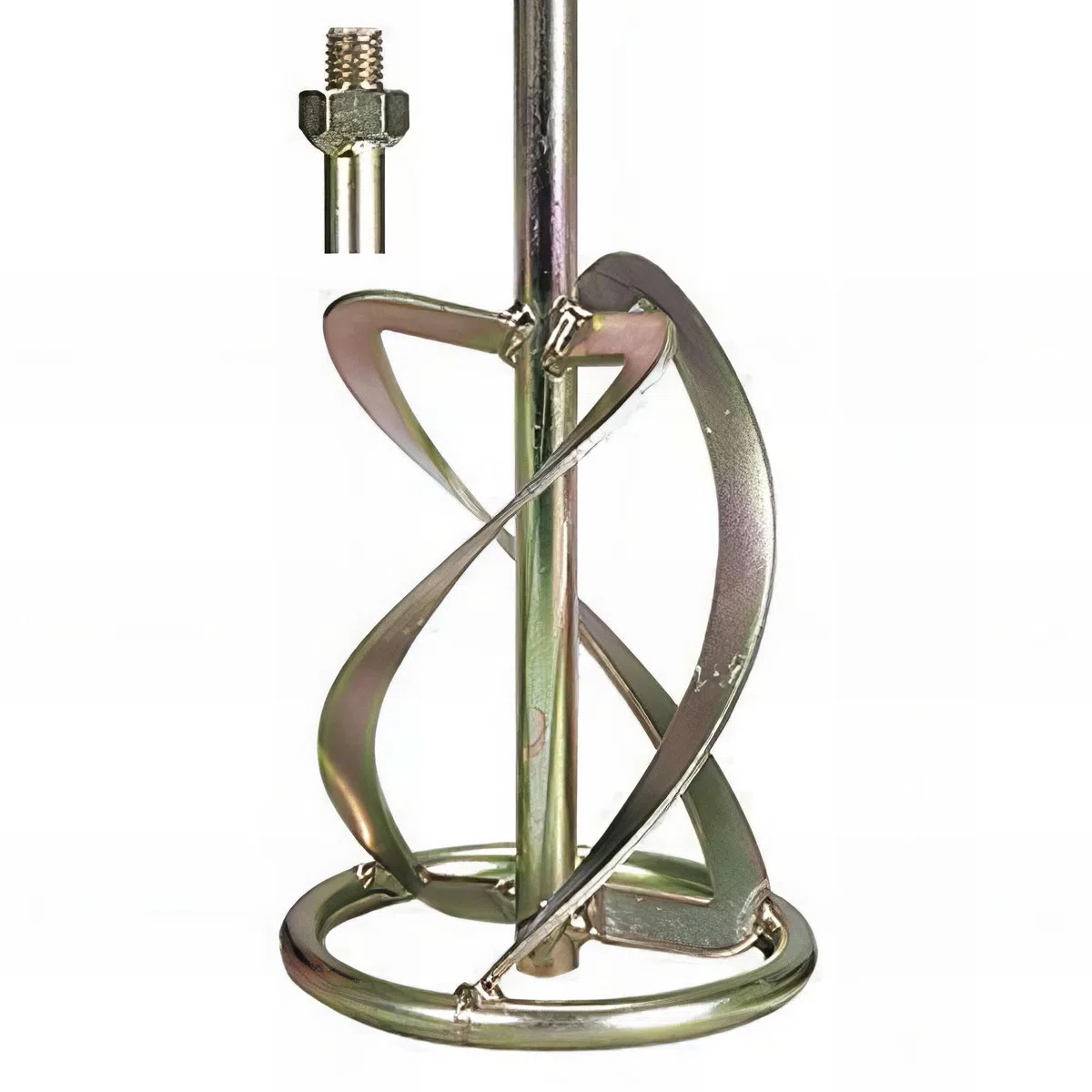 Leman - Malaxeur pour matériaux lourds D. 120 mm L. 590 mm filetage M14 - ABR122 - Leman