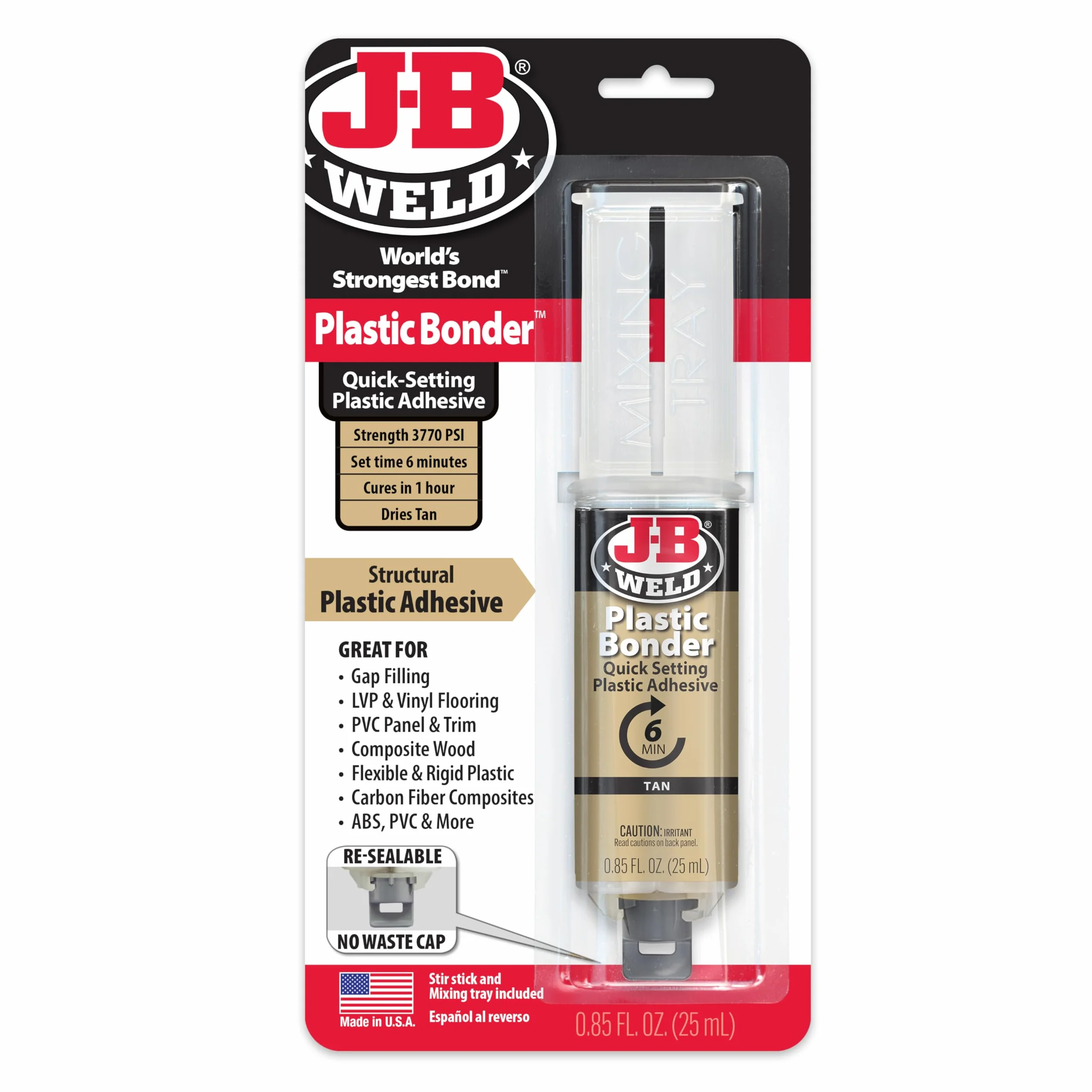 JB Weld TRA50133-TEX Seringue en Plastique