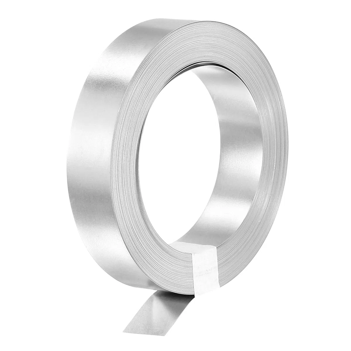 QUARKZMAN 1 Rouleau 10 Mètre Bande Acier Nickelé, Plaque de Connexion Ruban Acier pour Batterie et Soudage par Points, 15x0.2mm(LxT)