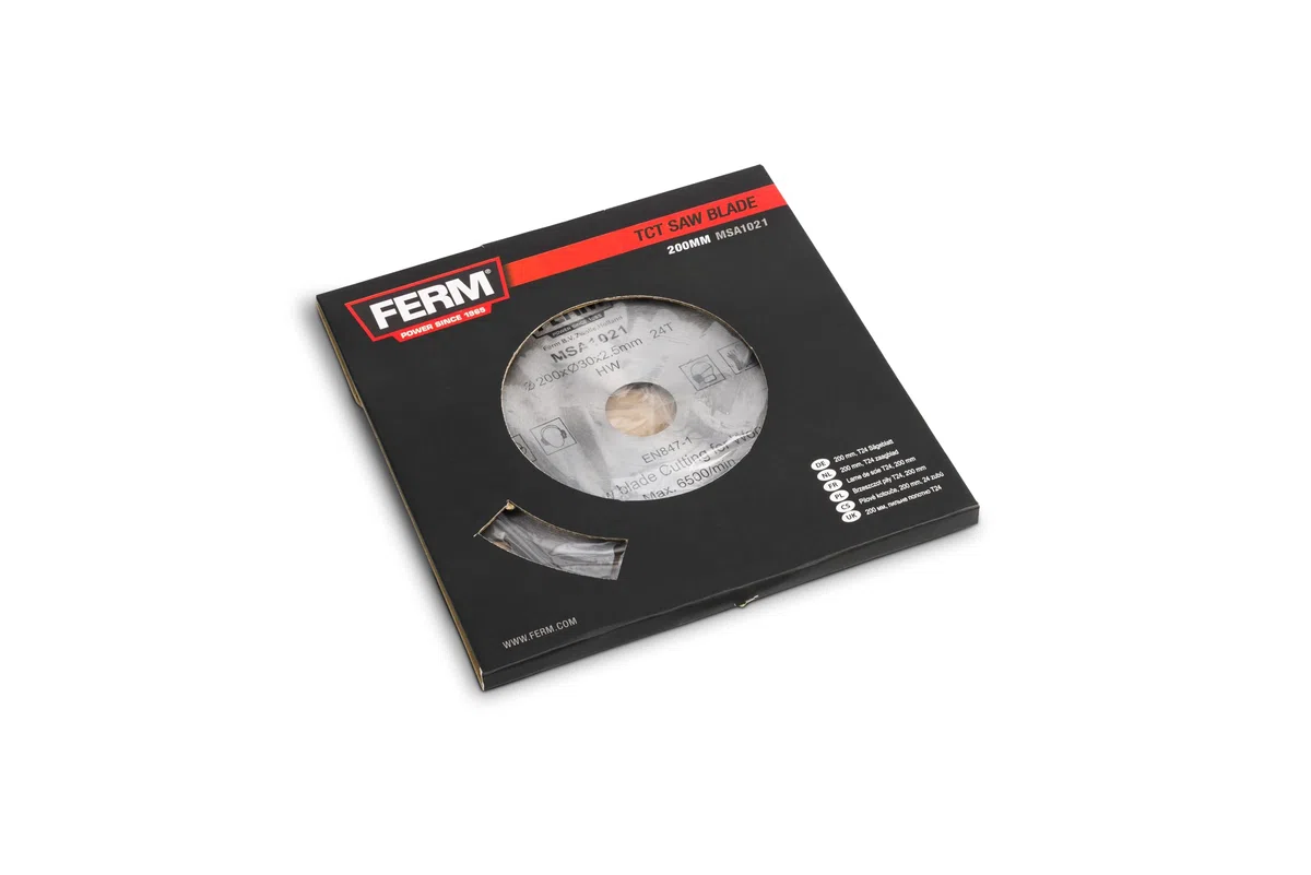 FERM Lame de scie 200x30/16 24T - pour scie de table