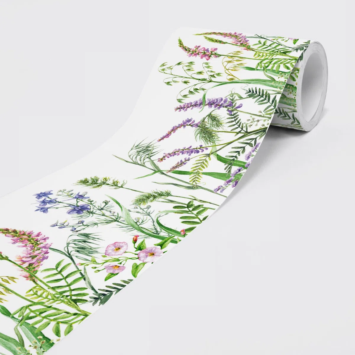Dimex Frise adhésive FLEURS DE PRAIRIE - Frise murale pour papier peint - Tatouage mural décoratif pour murs, meubles, plafonds, papiers peints, portes - sur 5 m x 0,15 m par rouleau