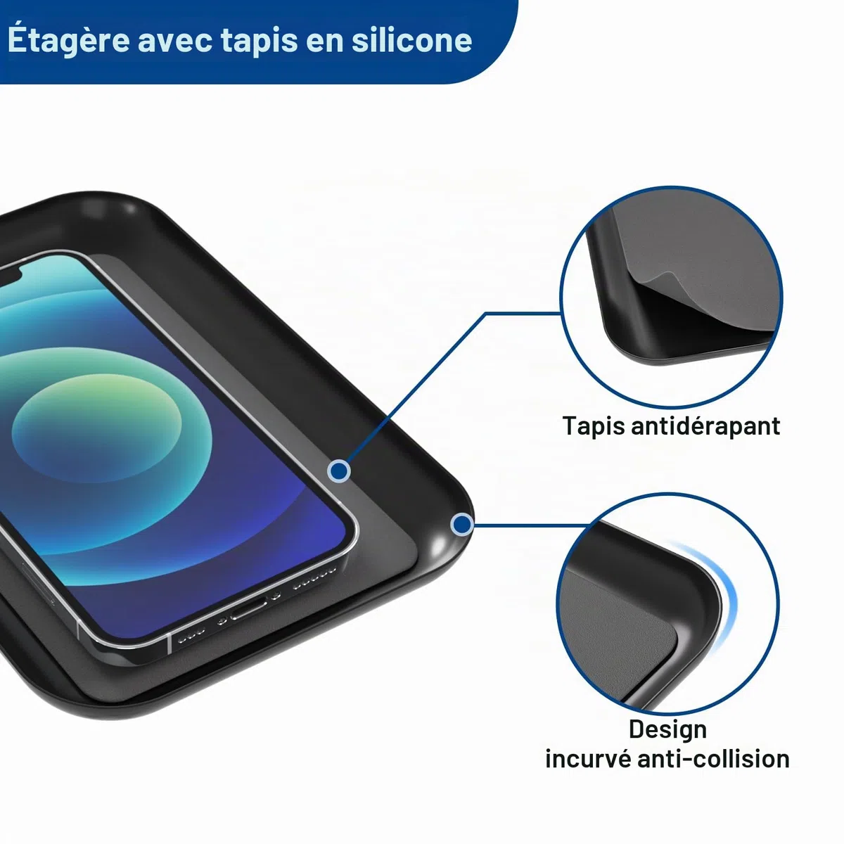Porte-Rouleau de Papier Toilette sur Pied avec étagère de Rangement supérieure, Support de Papier Toilette, Distributeur de Papier Toilette au Sol, rangements 4 Rouleaux de réserve