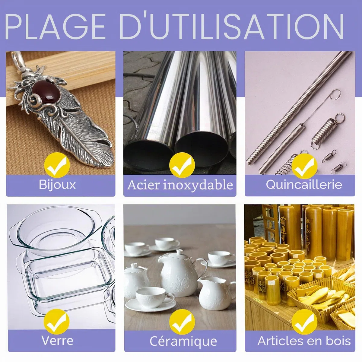 Swpeet Lot de 7 roues de polissage de 10.2 cm avec 3 composés de polissage et tige de foret de 6.35 mm, coton blanc (50 plis), flanelle (30 plis), roues denim pour meuleuse d'établi
