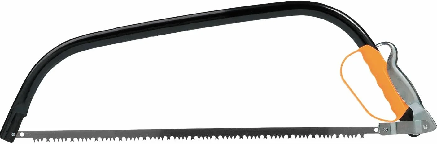 Fiskars Scie à bûches pour bois vert, Lame fixe, Longueur: 62 cm (21"), Protège-lame en plastique inclus, Acier, Noir/Orange, SW30, 1001621