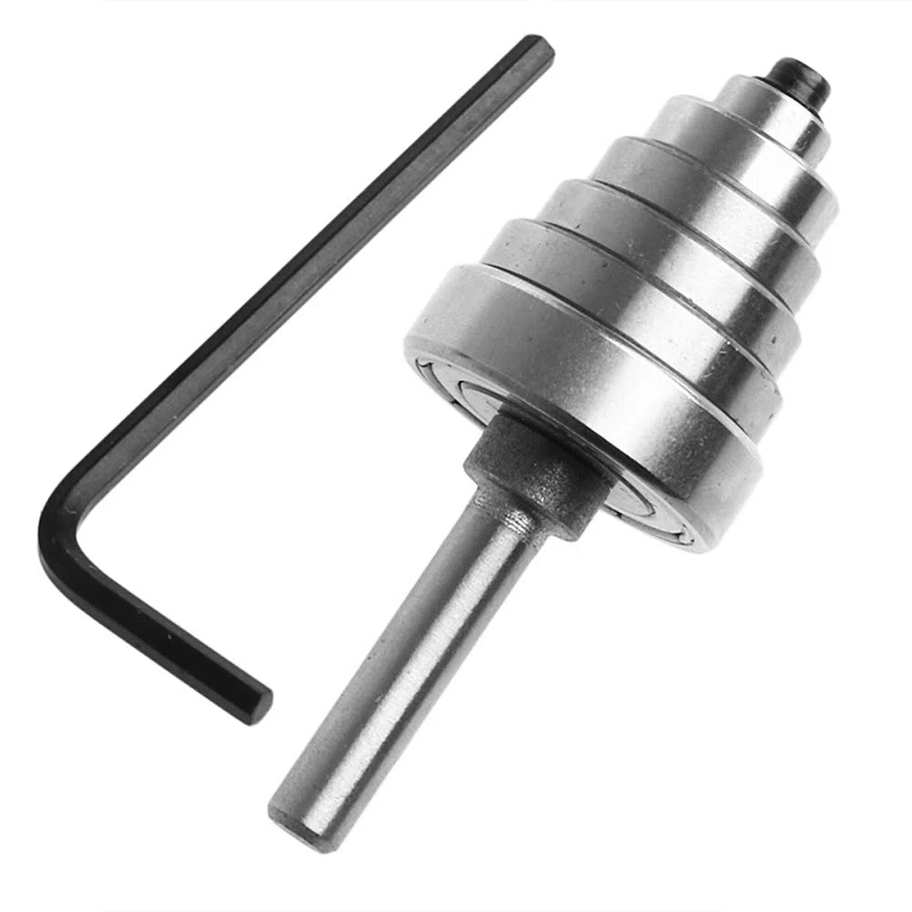 8mm Fraise de Défonceuse à Feuillure Routeur Bit Avec 6 Ensemble Roulements Pour Plusieurs Profondeurs 28,6 mm, 22,2 mm, 19,05 mm, 15,9 mm, 12,7 mm, 9,52 mm Outil de Menuiserie